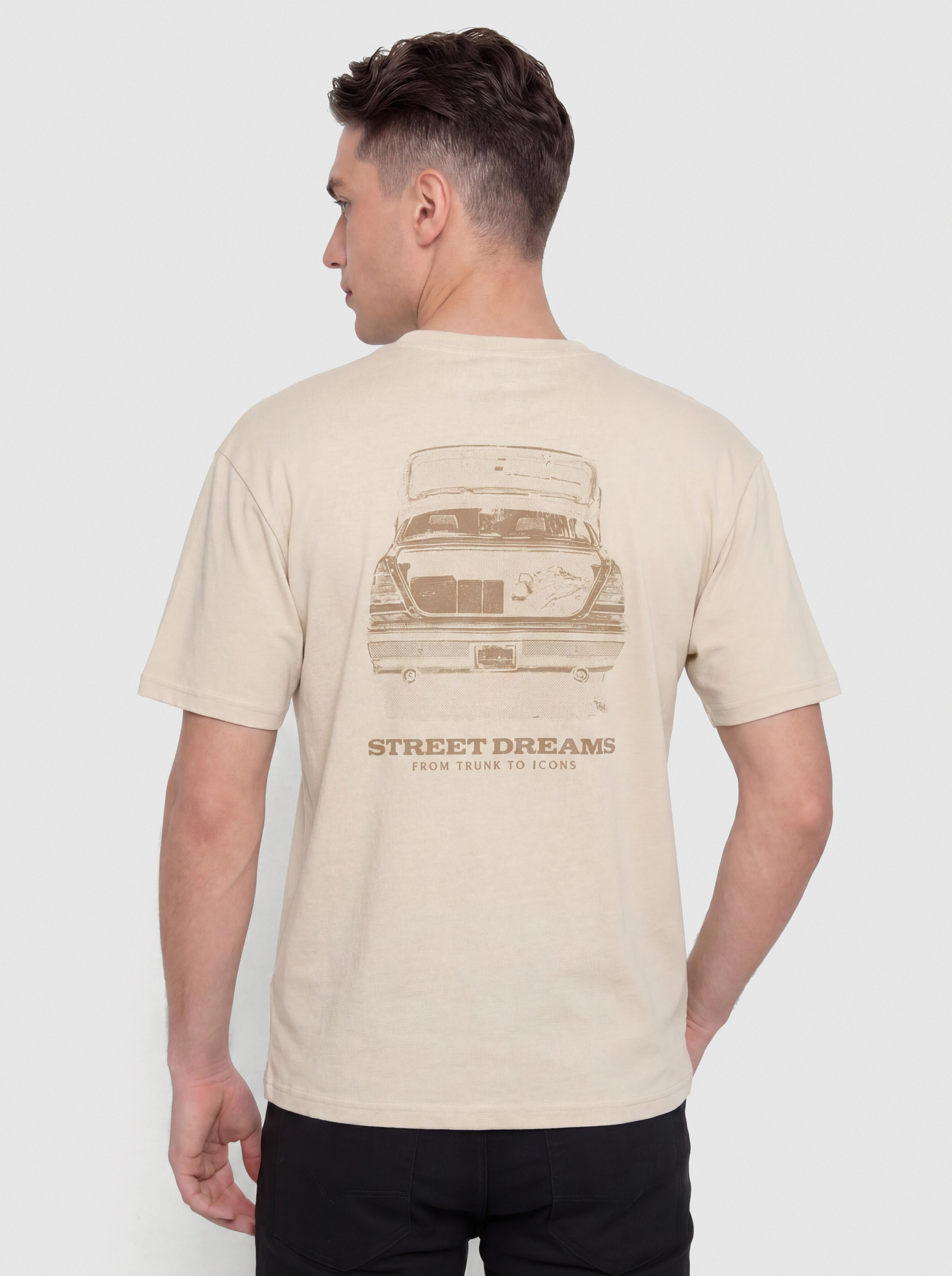 Тениска Karl Kani Slogan Boxy (beige)
