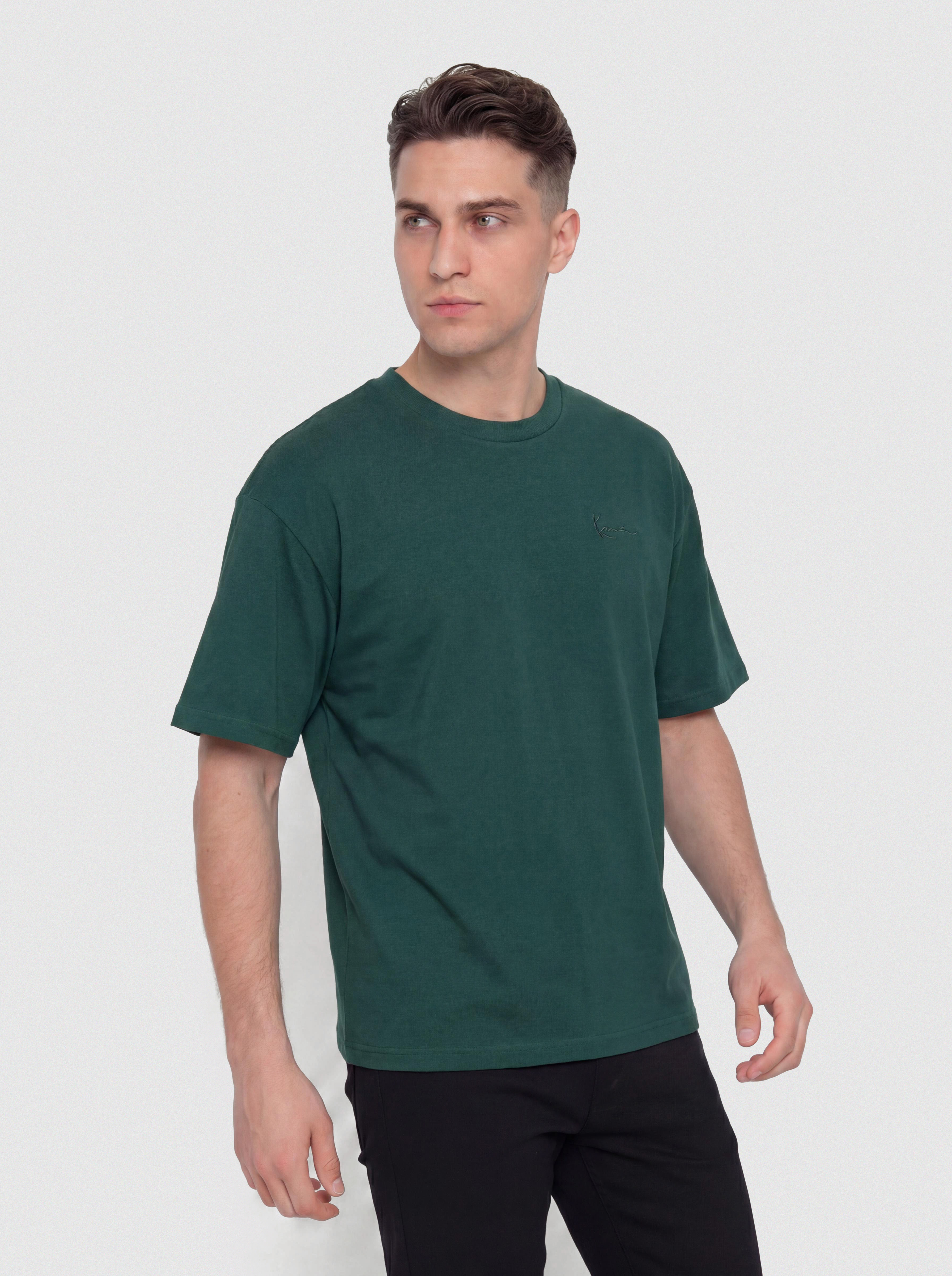 Тениска Karl Kani Signature Washed Oversized (green)