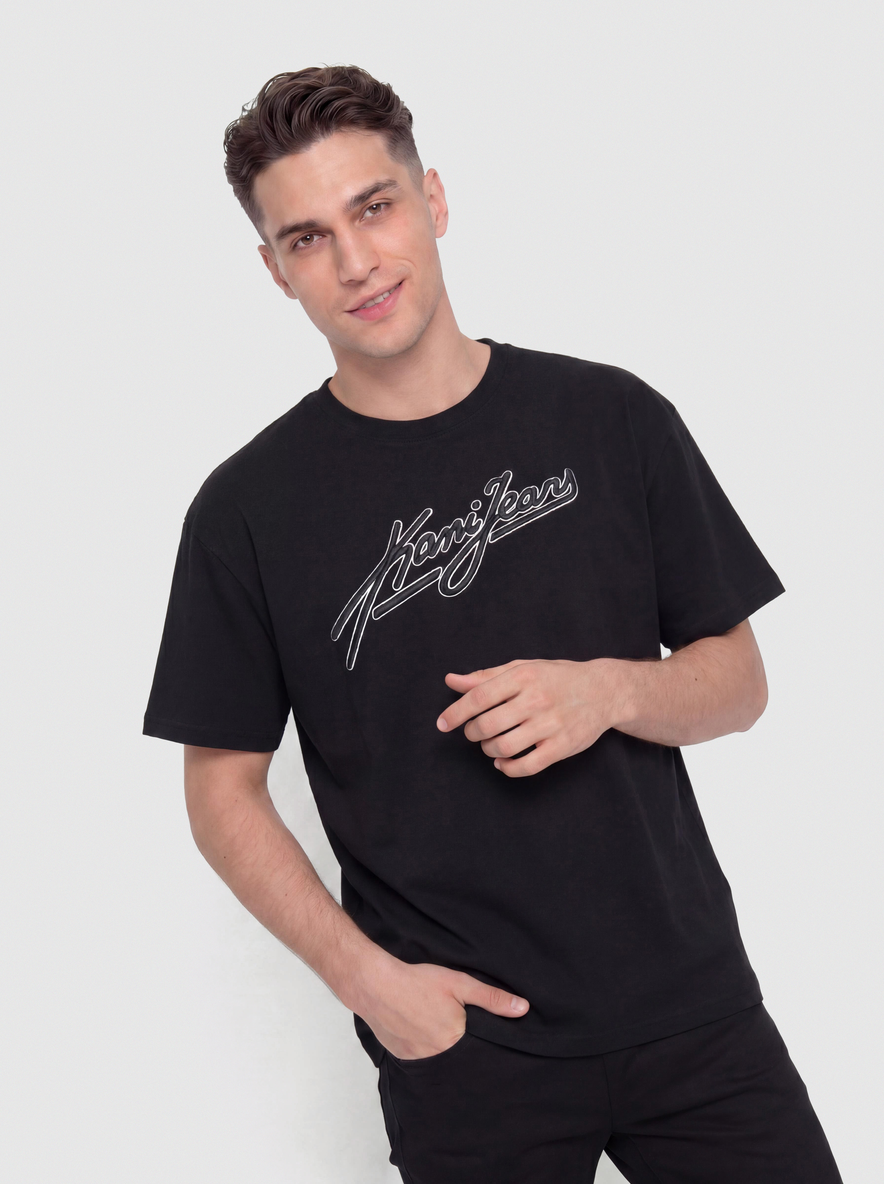u0422u0435u043du0438u0441u043au0430 Karl Kani Jeans Oversized (black)