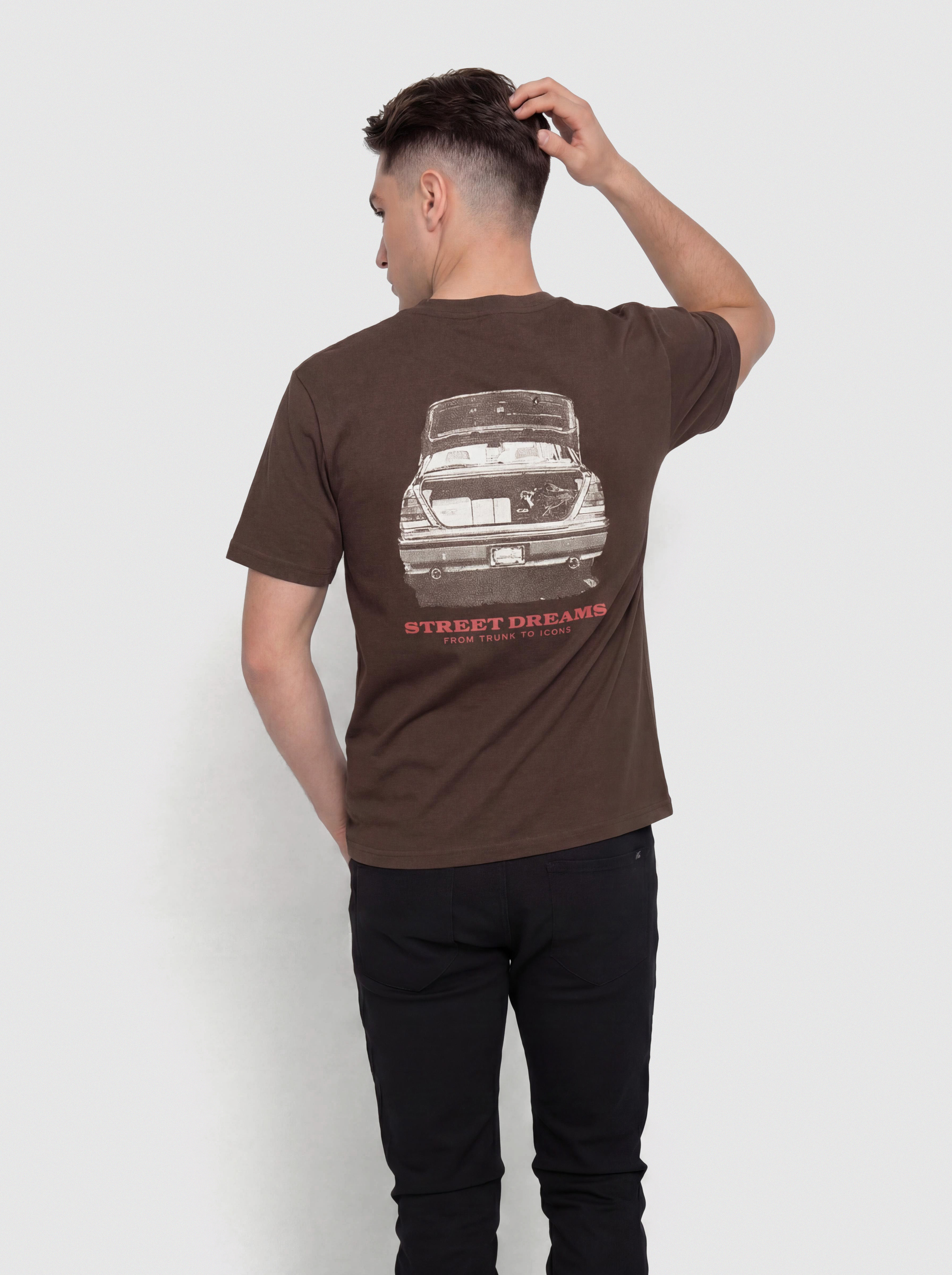 Тениска Karl Kani Slogan Boxy (brown)