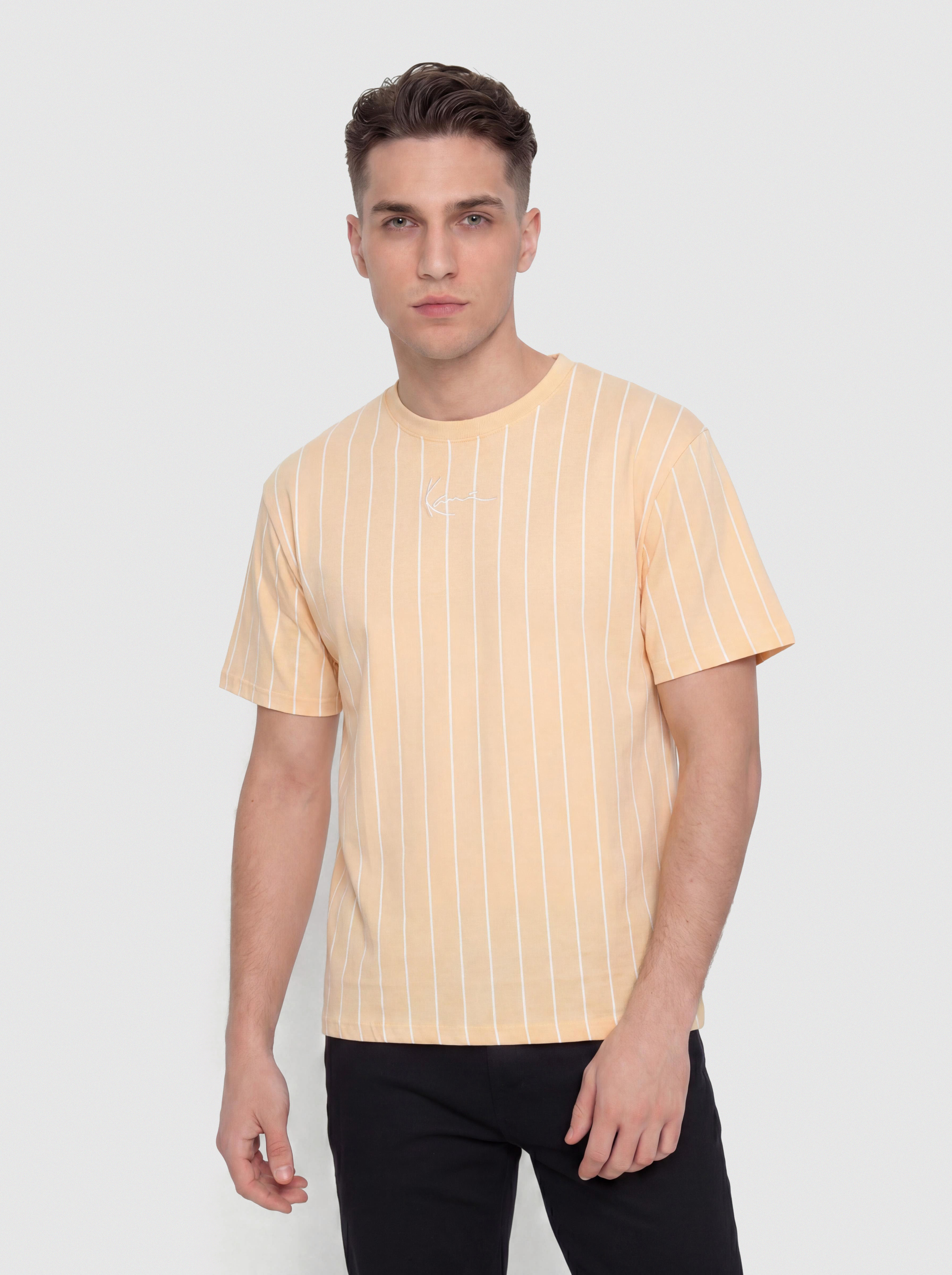 u0422u0435u043du0438u0441u043au0430 Karl Kani Small Signature Essential Pinstripe (orange)