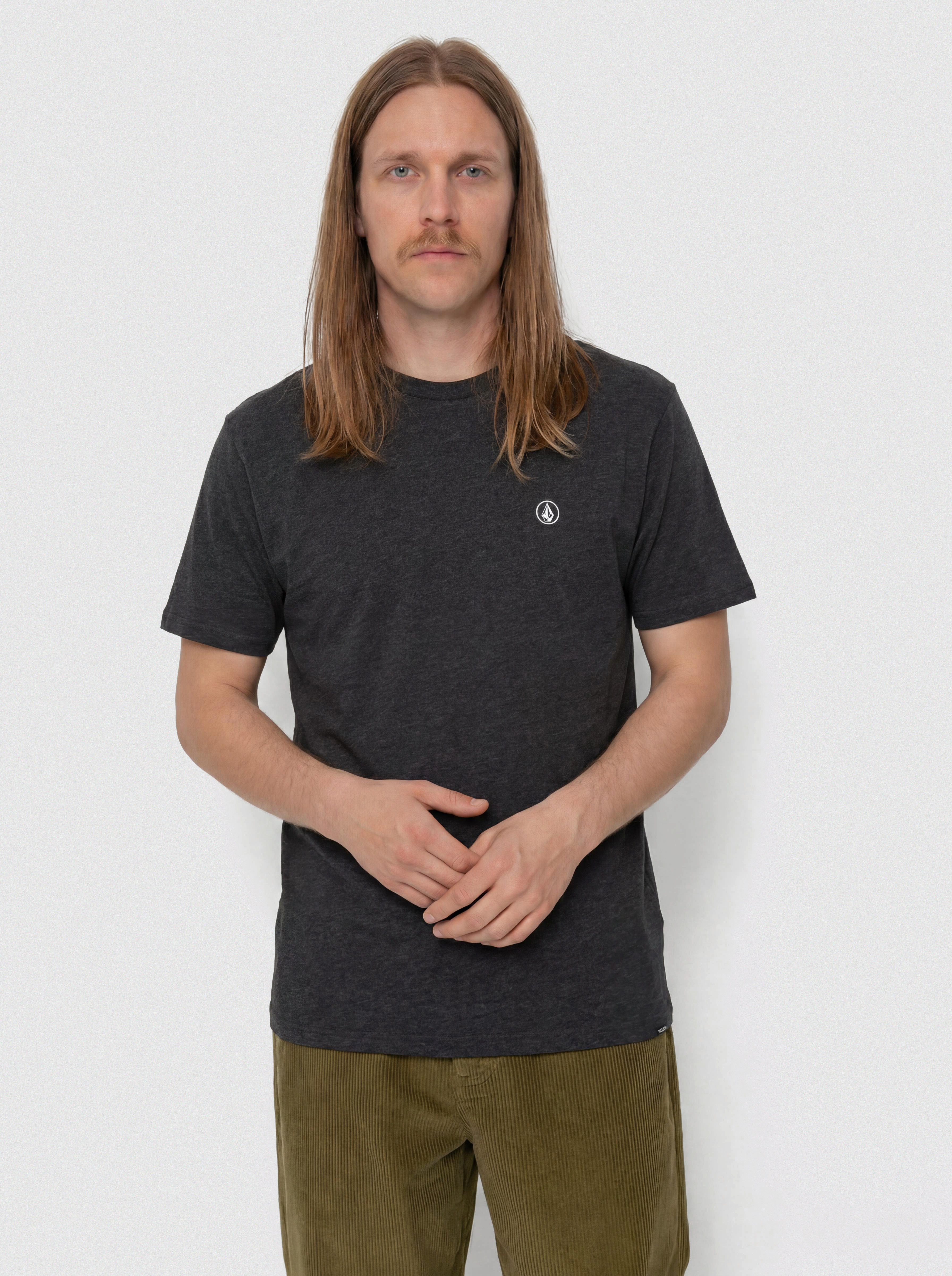 Тениска Volcom Circle Blanks Hth (heather black)