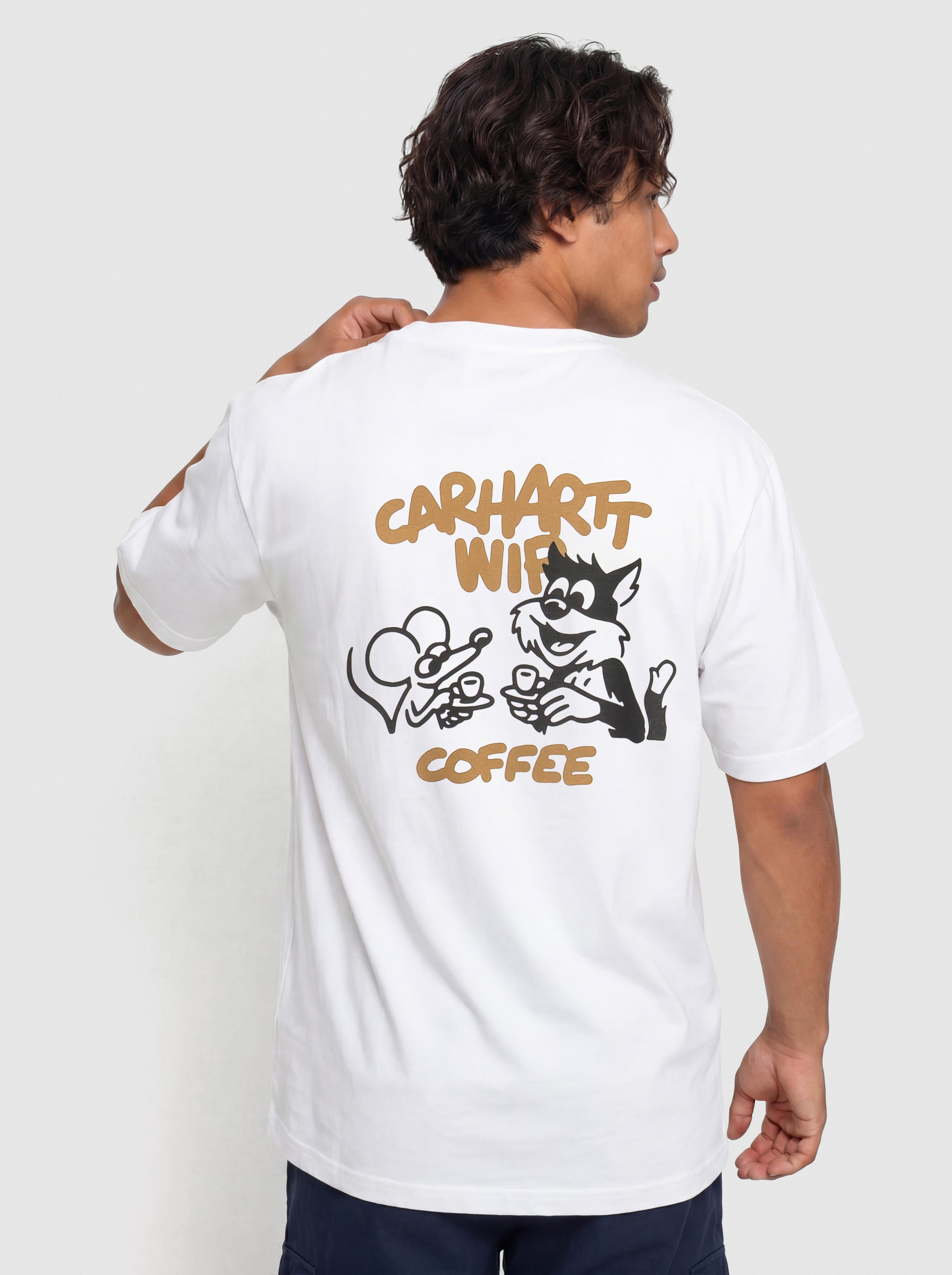 Тениска Carhartt WIP Coffee Break (white)