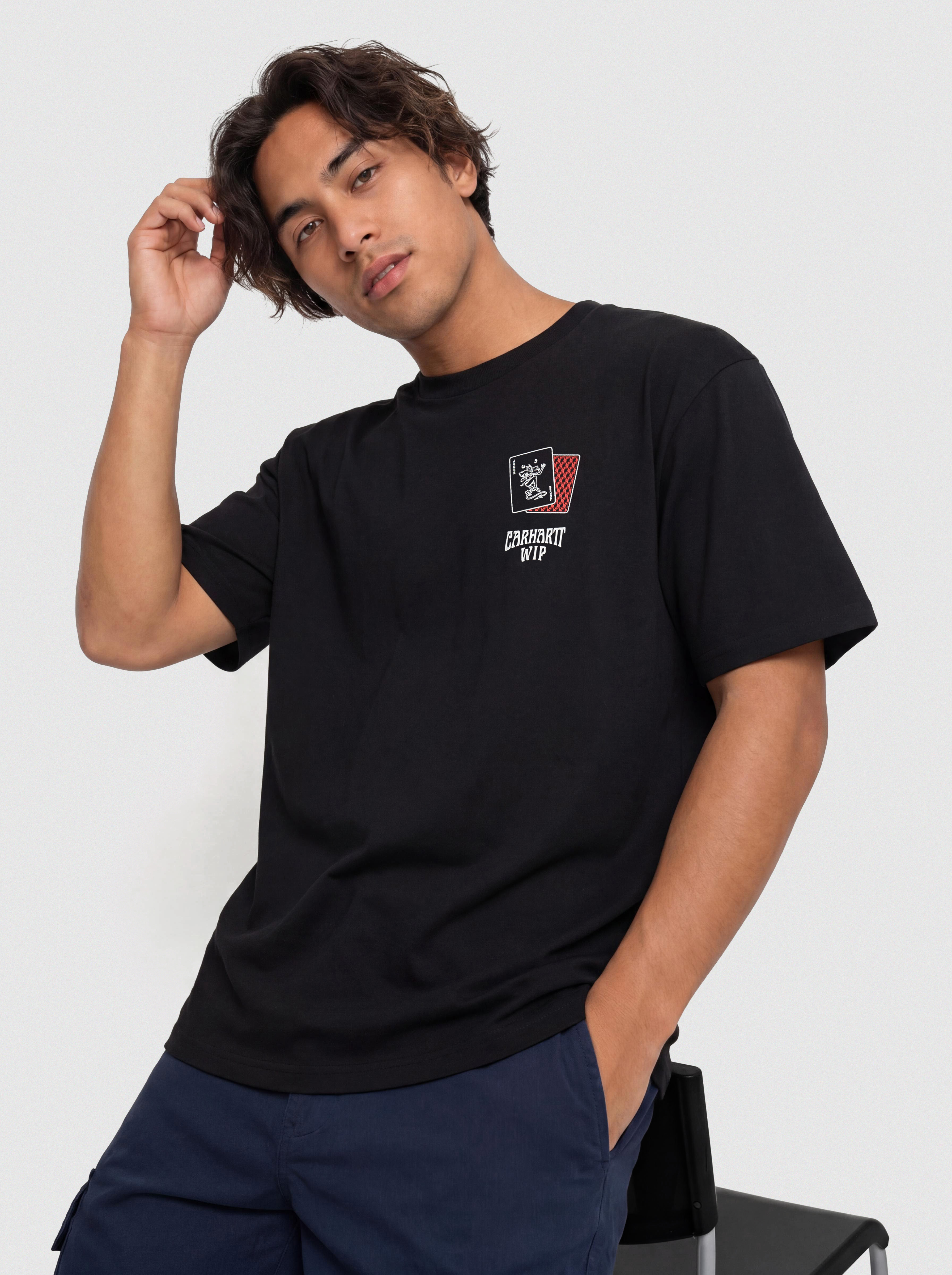 Тениска Carhartt WIP Playing Cards (black)