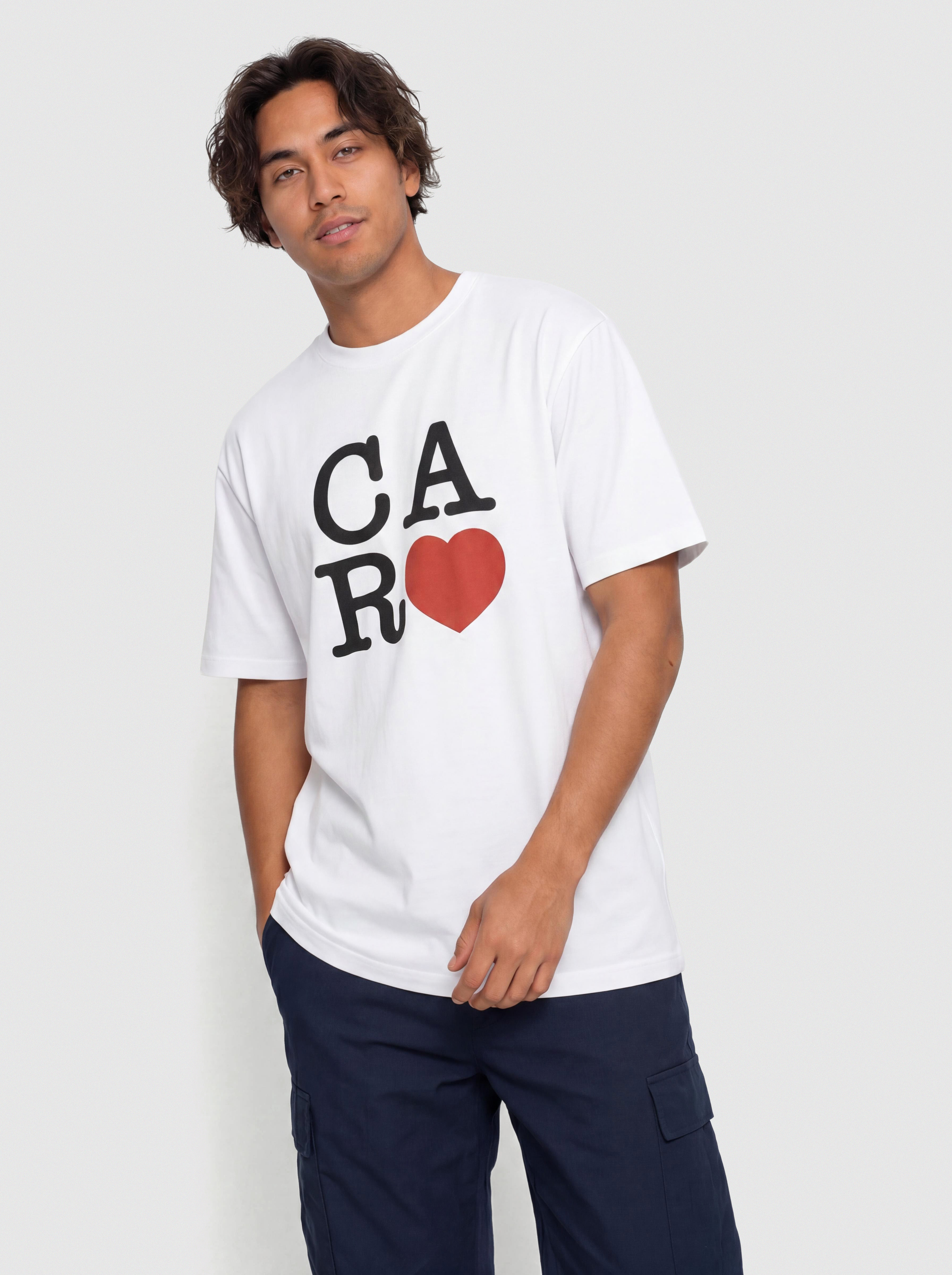 Тениска Carhartt WIP I Hartt (white)