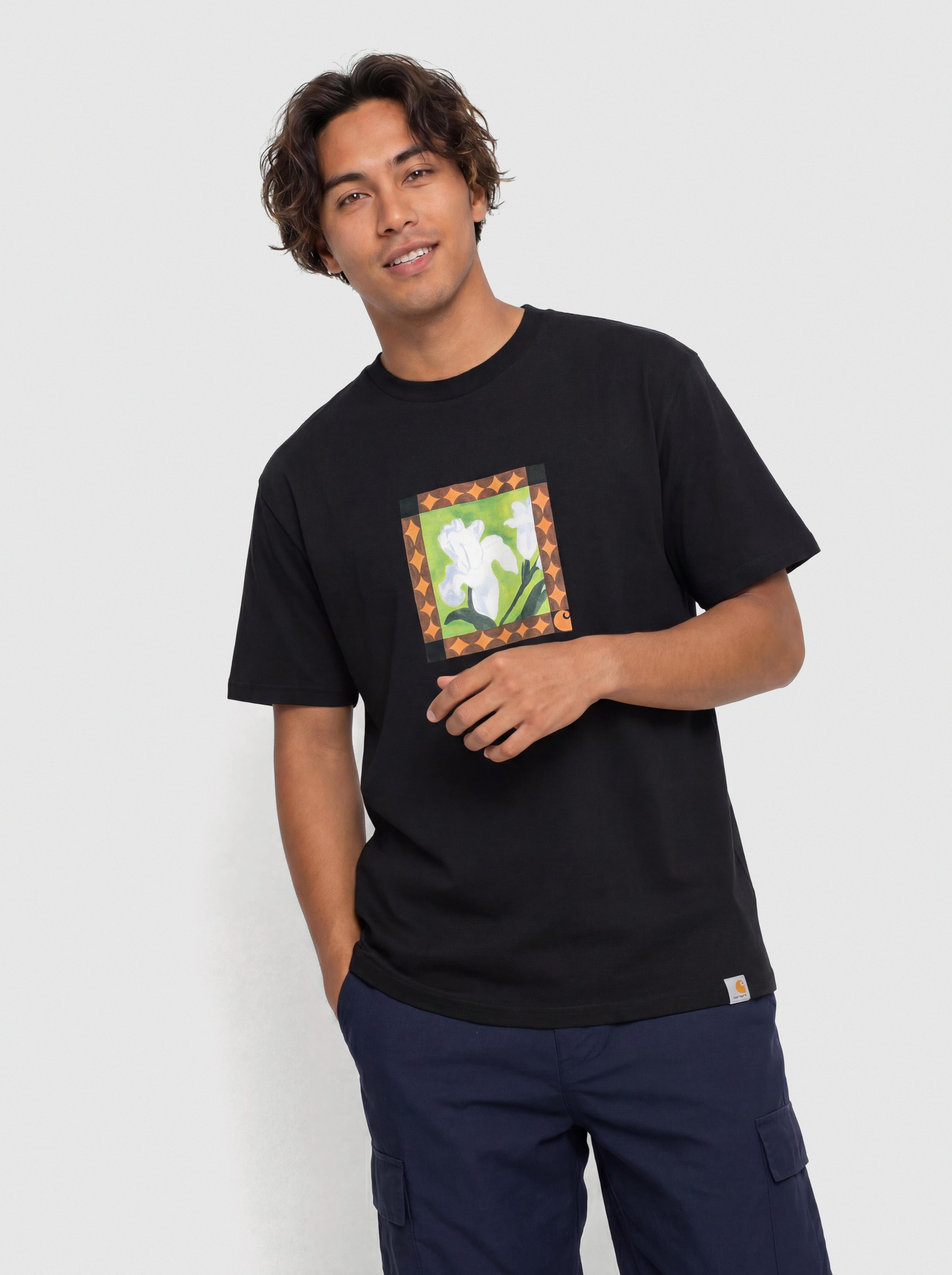 Тениска Carhartt WIP Julia Klenovsky (black)