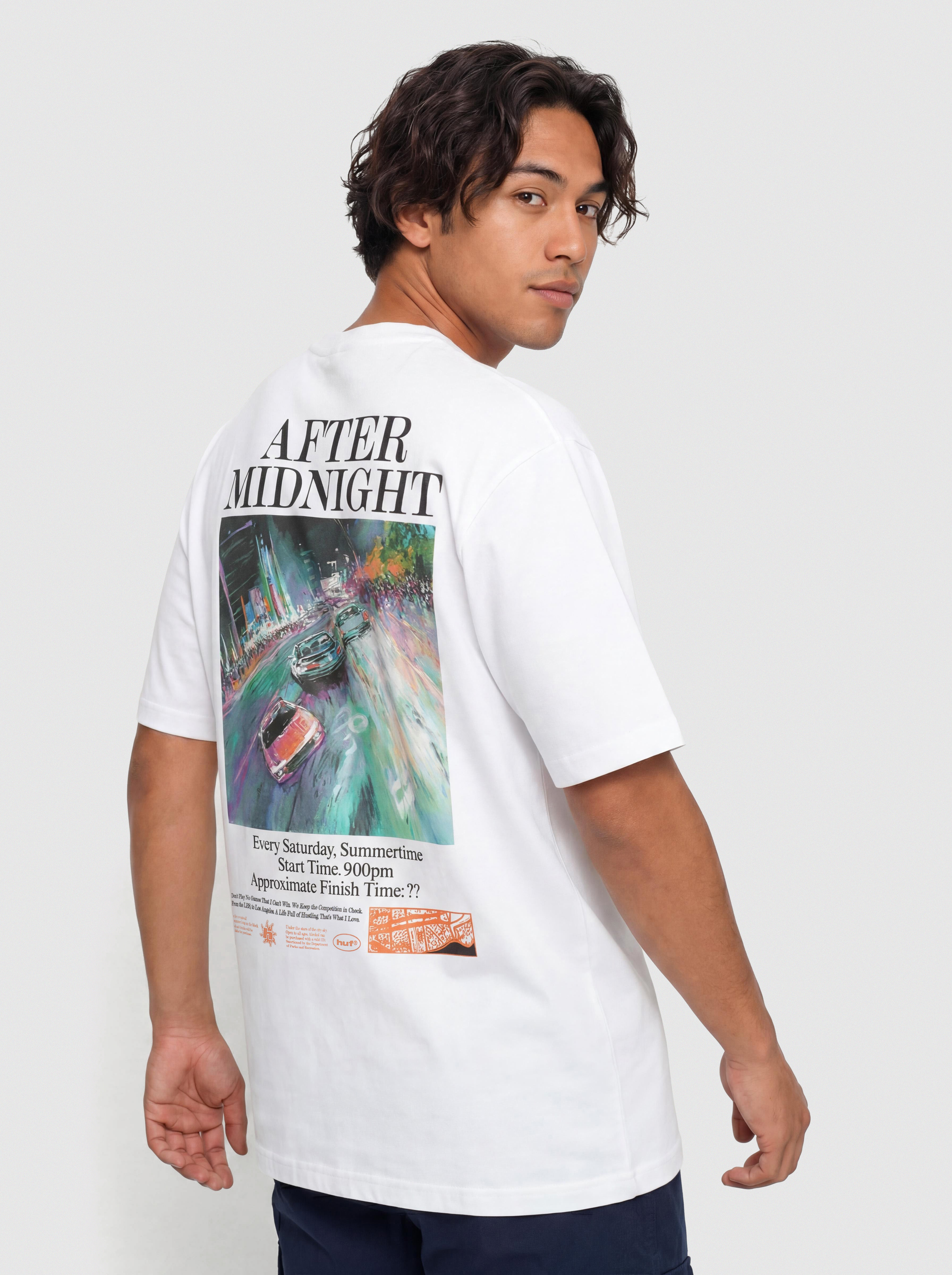 u0422u0435u043du0438u0441u043au0430 HUF After Midnight (white)