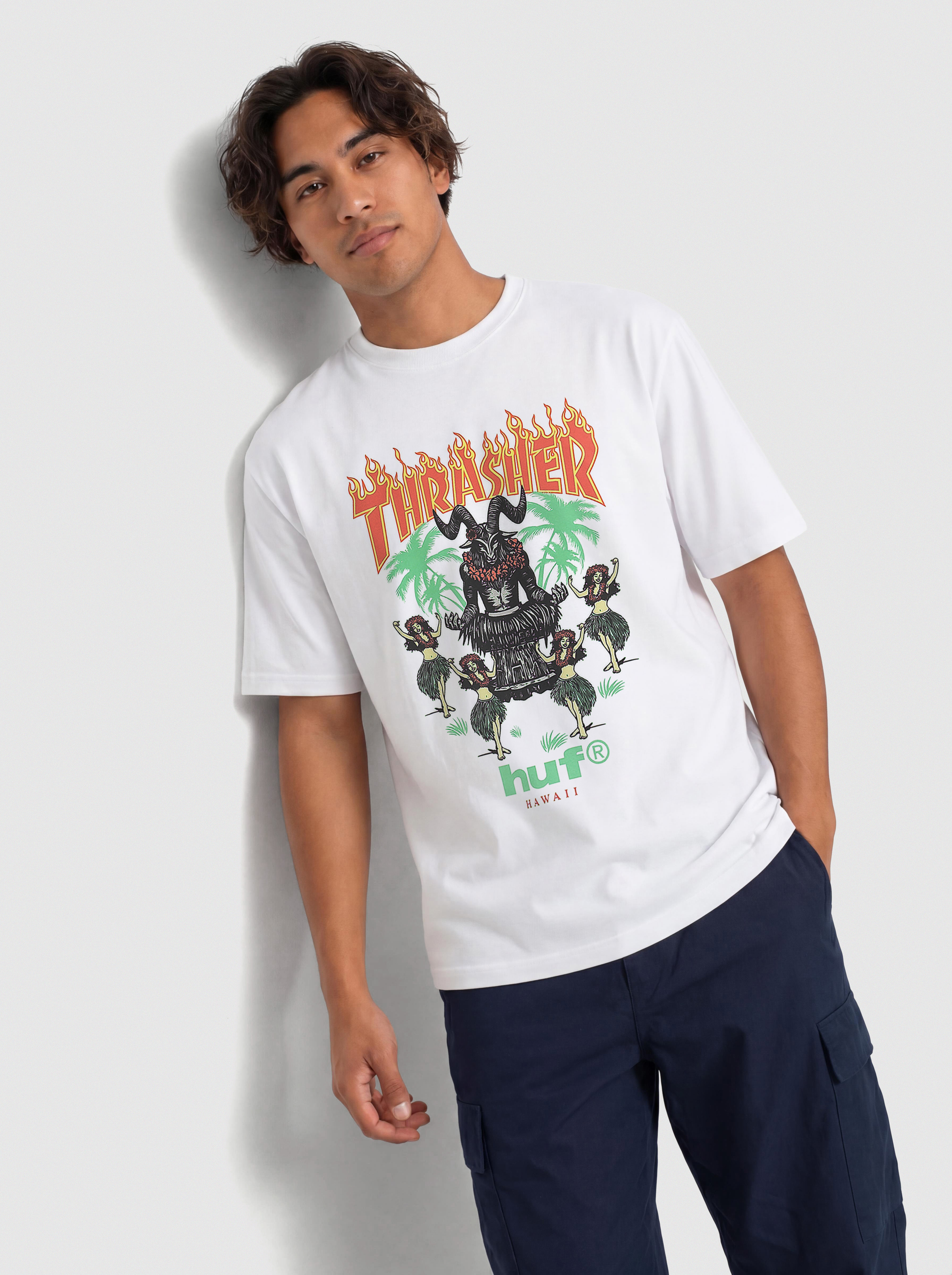 Тениска HUF X Thrasher Goat Luau