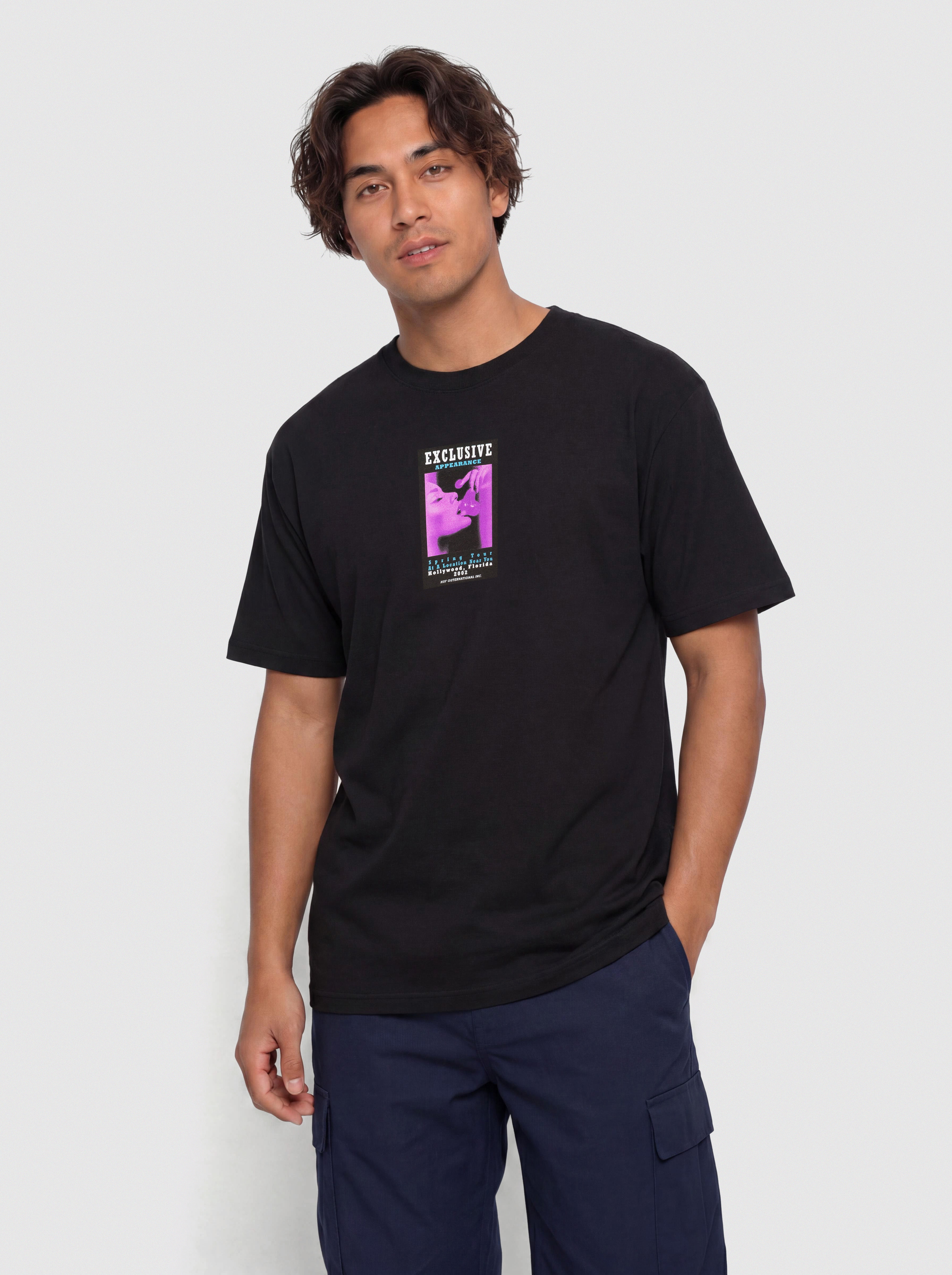 Тениска HUF Exclusive Appearance (black)