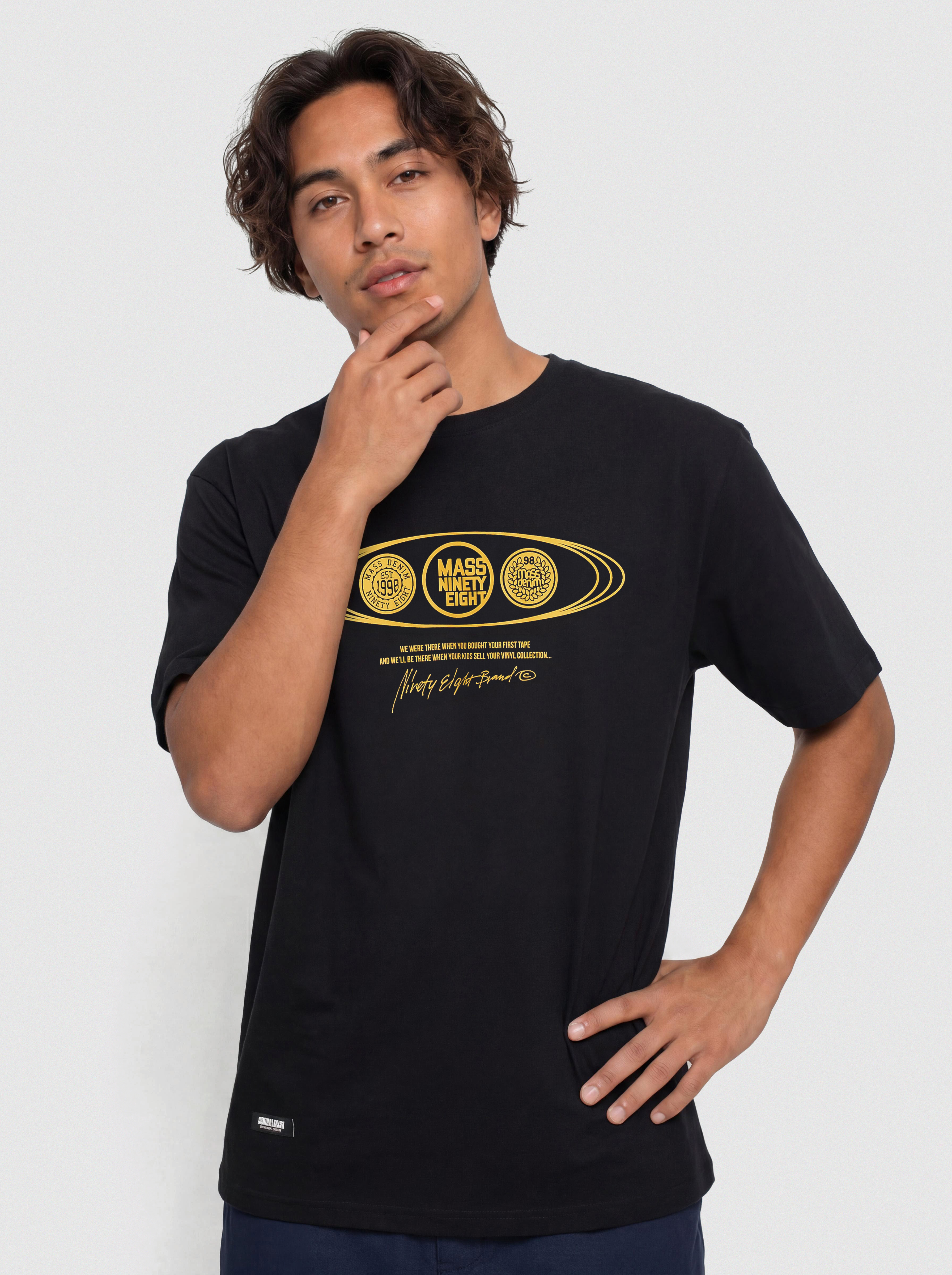 Тениска MassDnm Global (black)