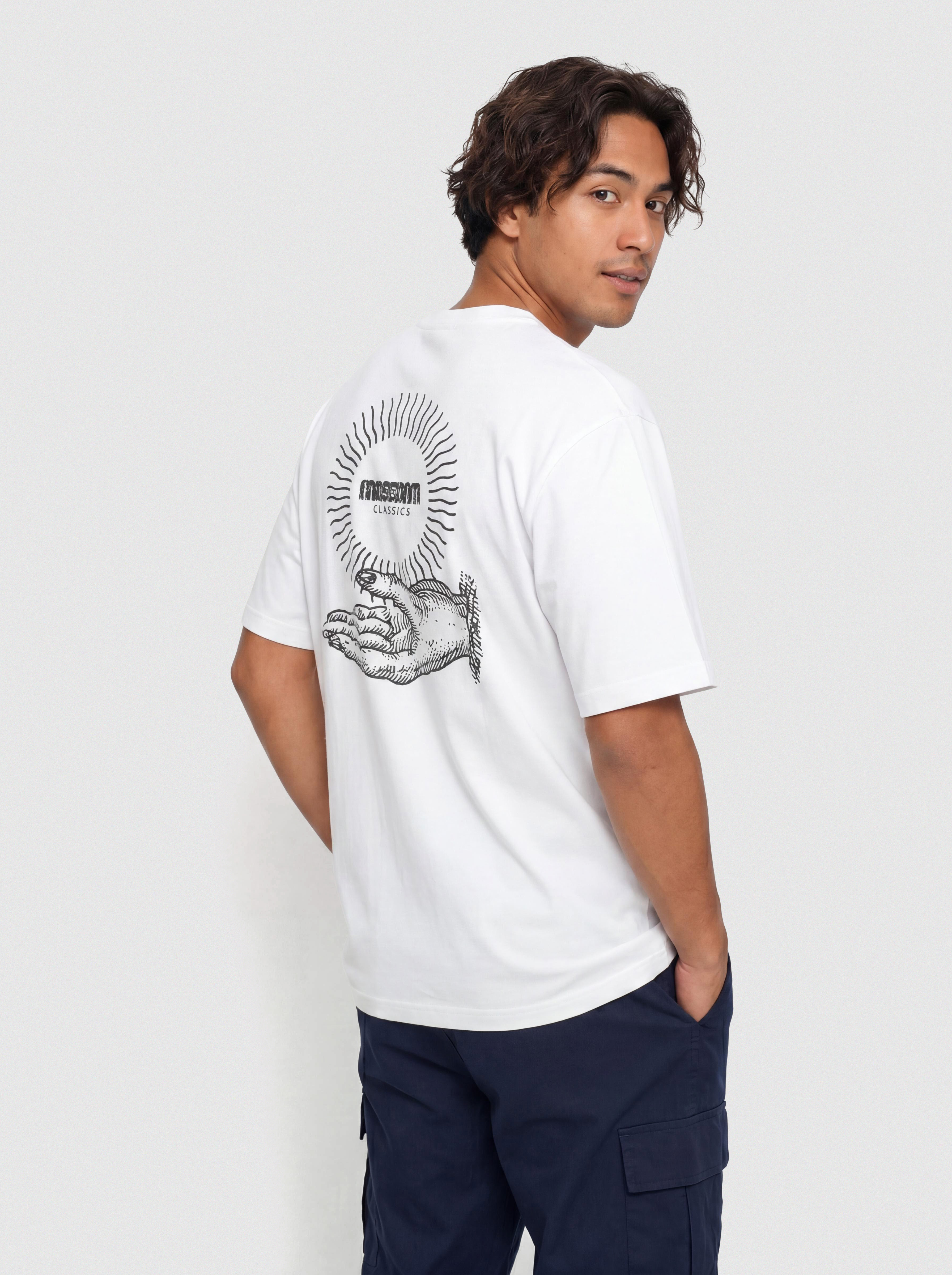 Тениска MassDnm Hand Of God (white)