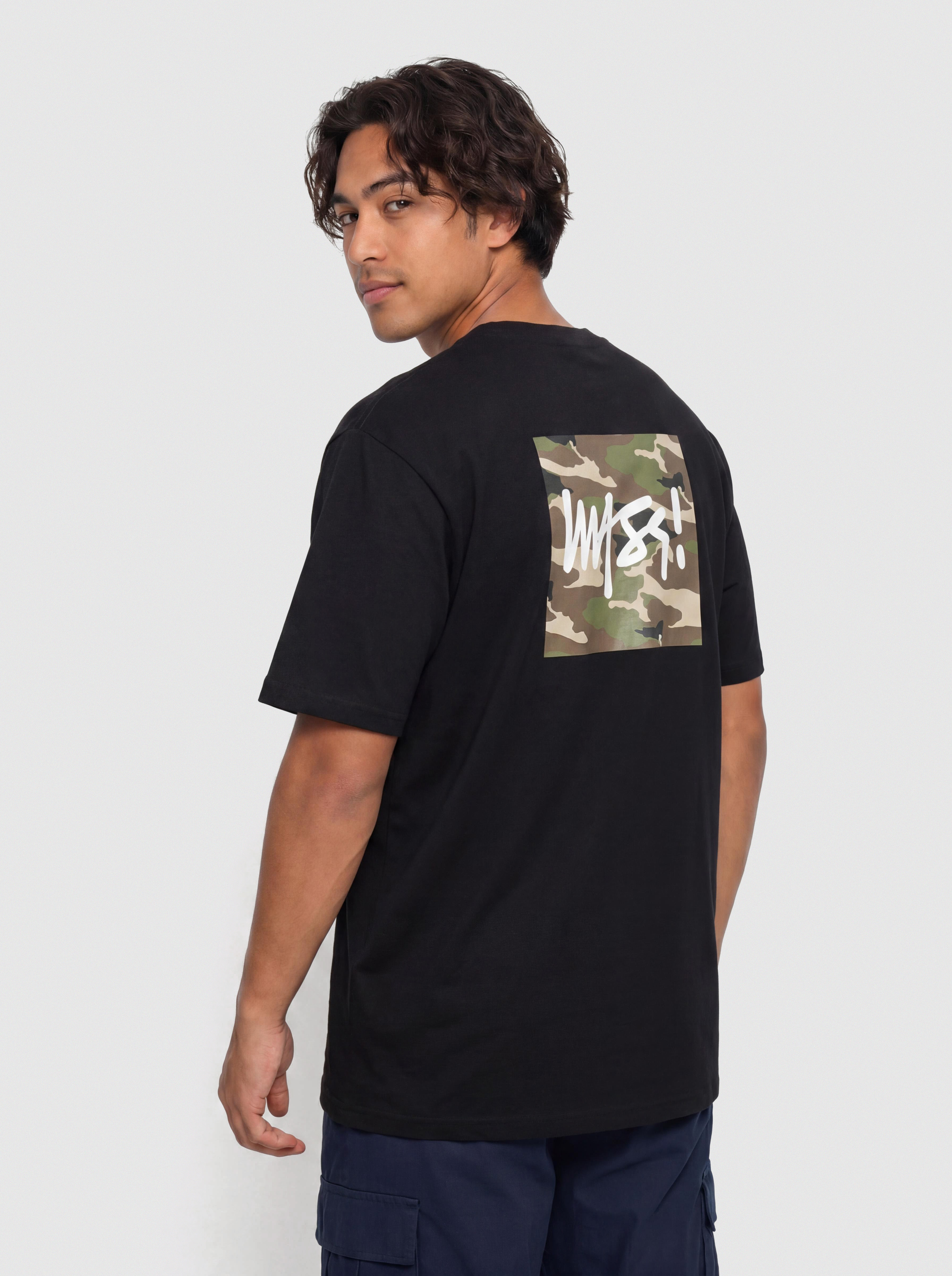 Тениска MassDnm Camo Sign (black)