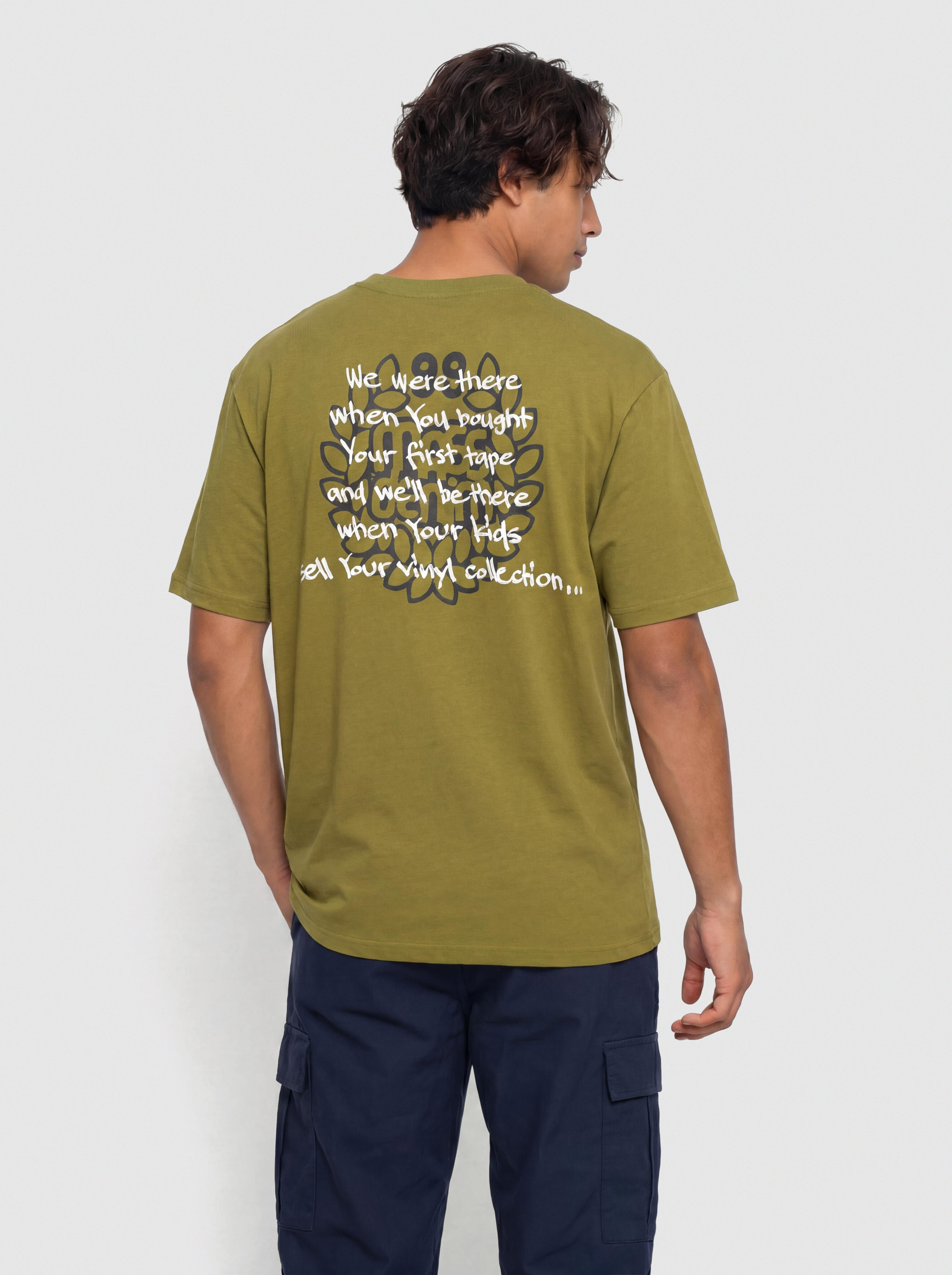 Тениска MassDnm Motto (olive)
