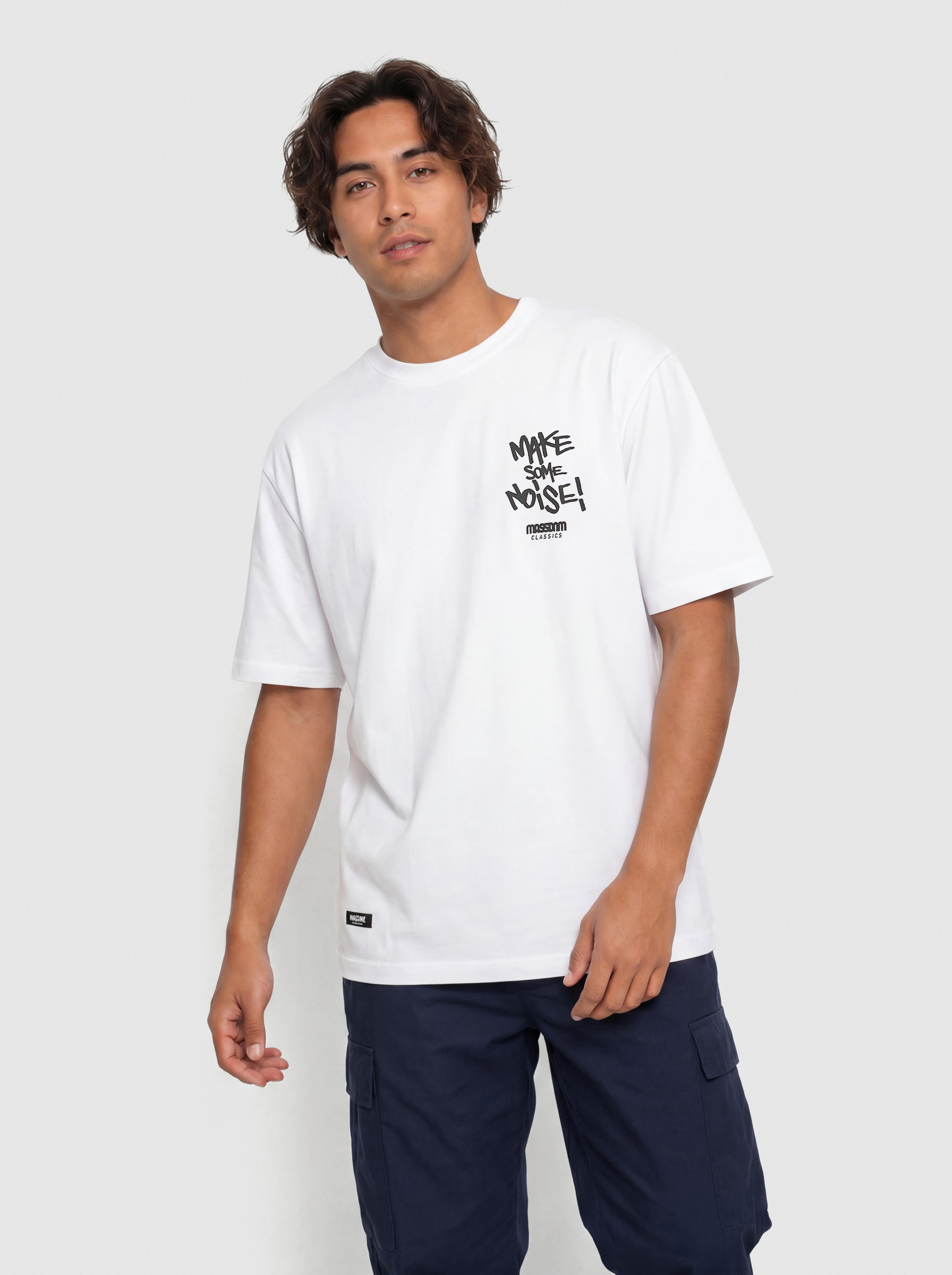 Тениска MassDnm Noise (white)