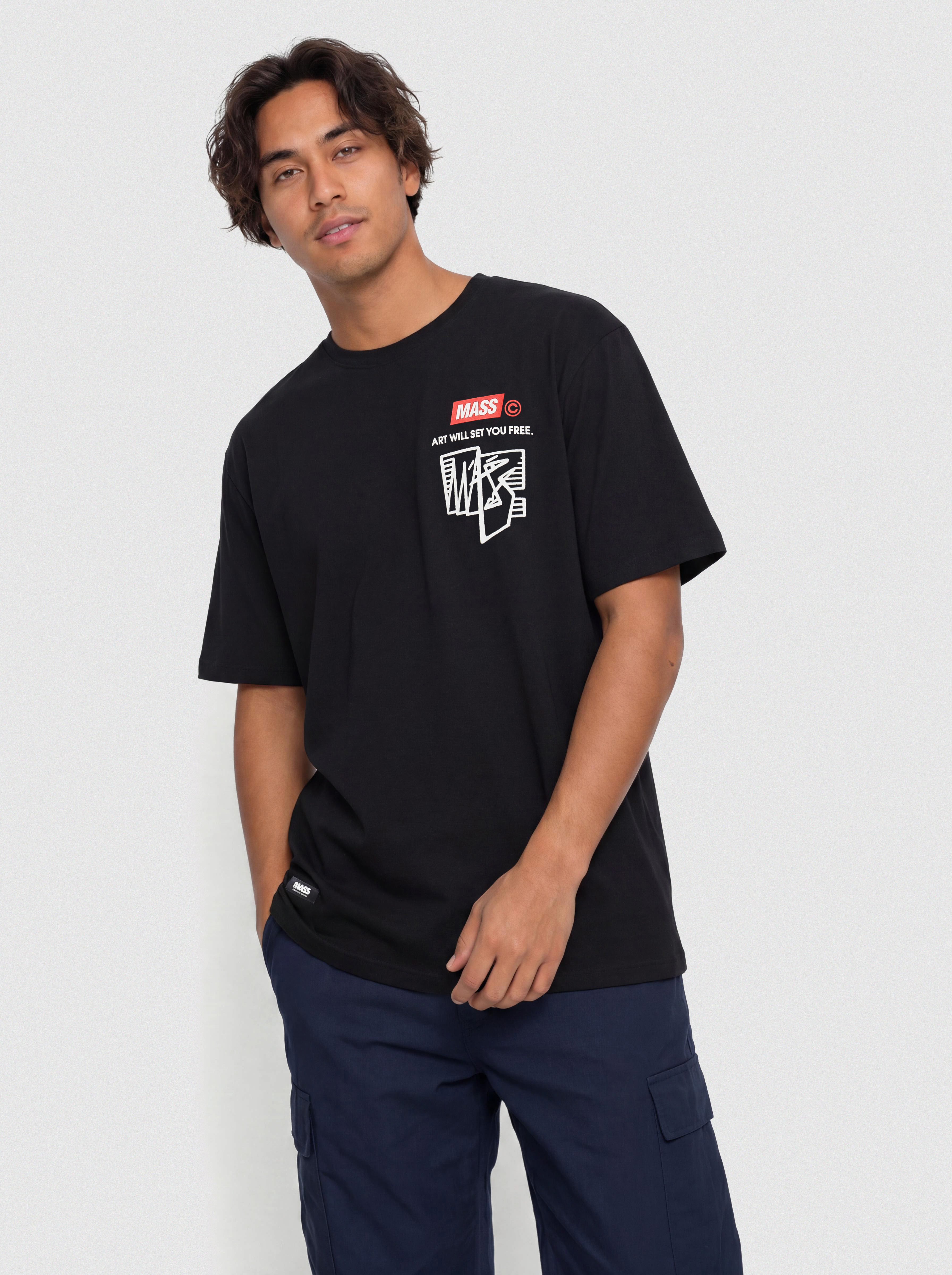 Тениска MassDnm Pablo (black)