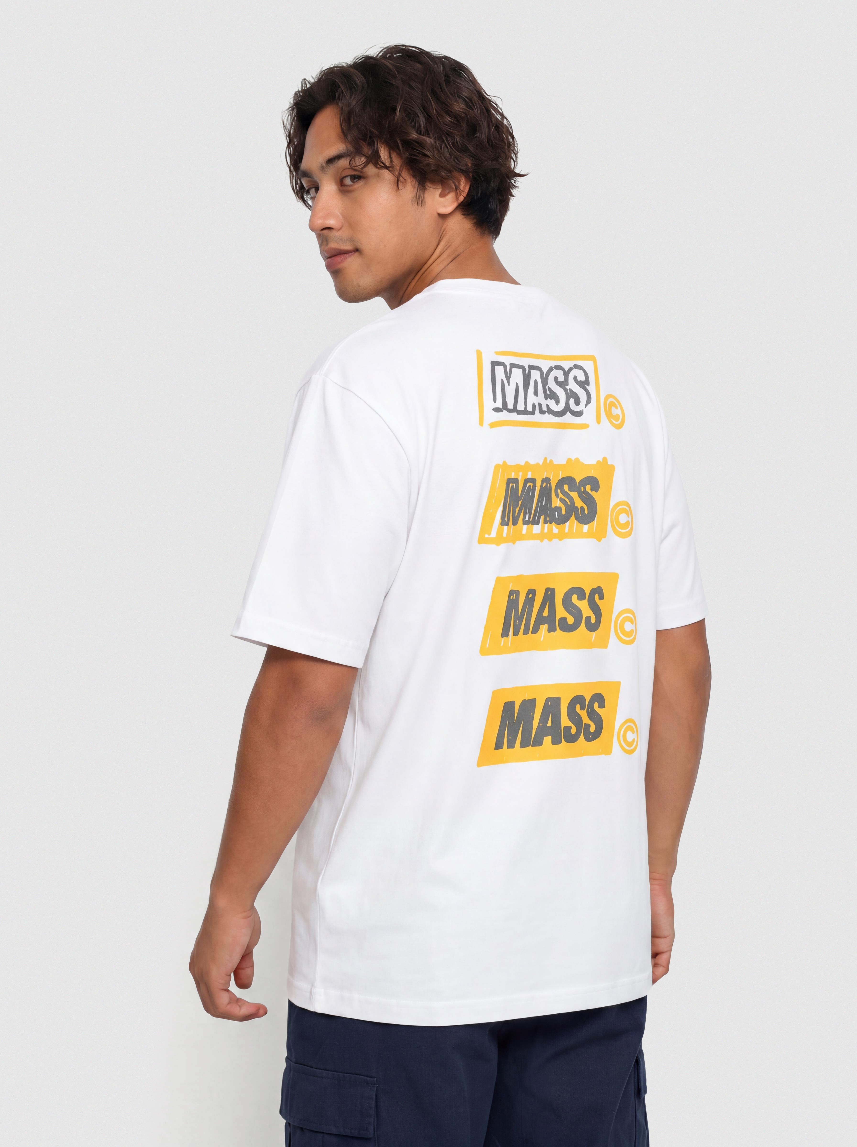 Тениска MassDnm Scratch Box (white)