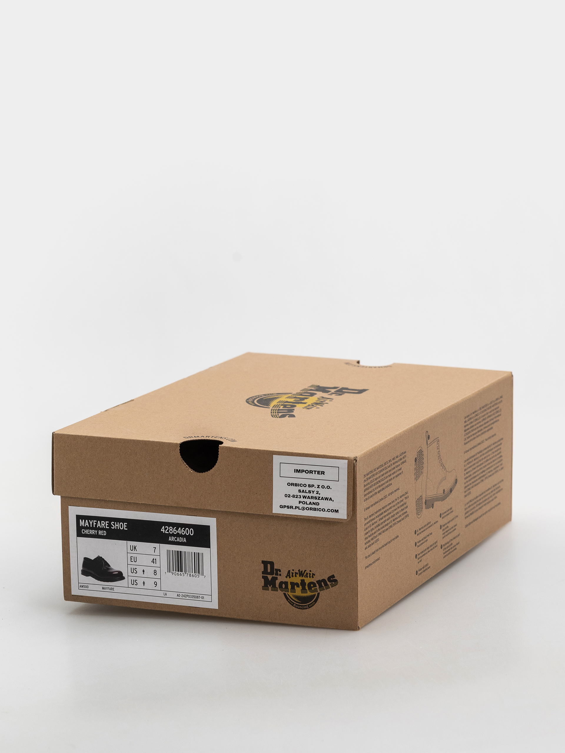 Обувки Dr. Martens Mayfare 3 Eye (cherry red arcadia)