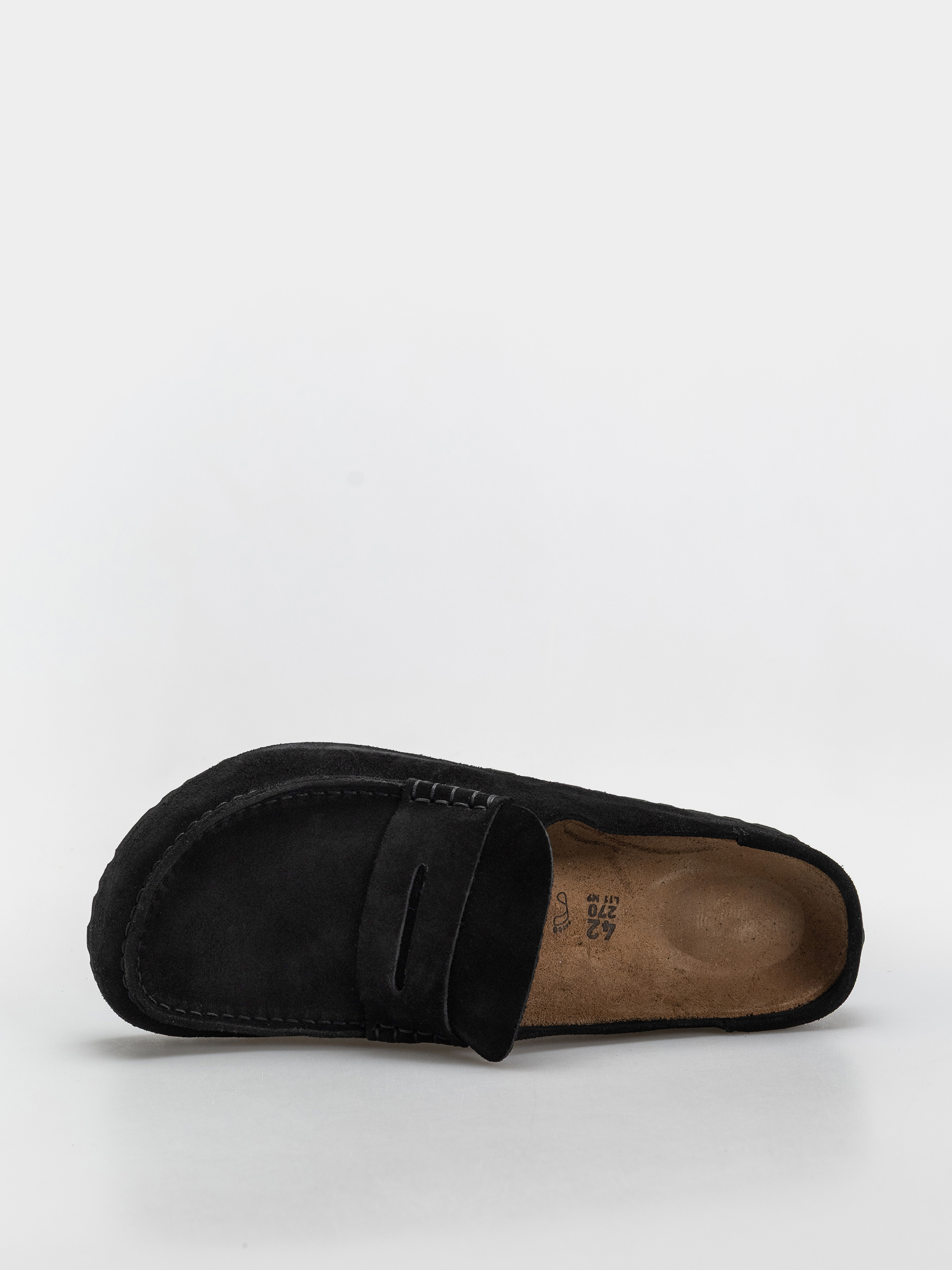Чехли Birkenstock Naples Wrapped Suede Leather Regular (black)