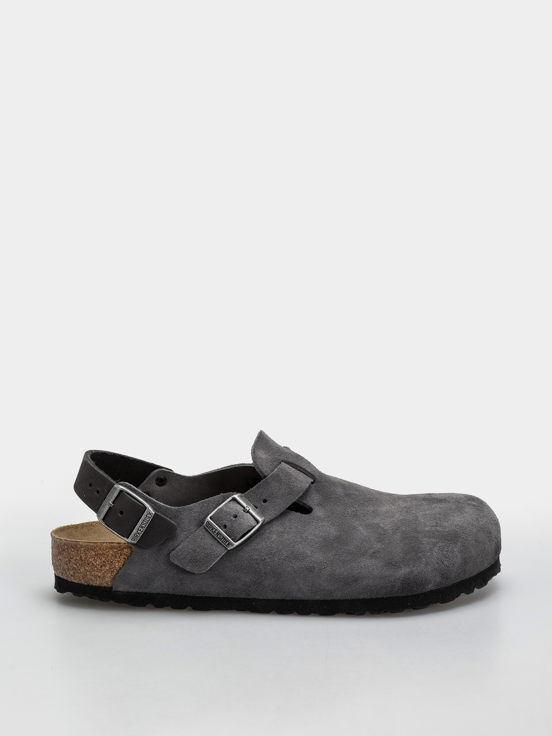 Чехли Birkenstock Tokio Suede Leather Regular (charcoal)
