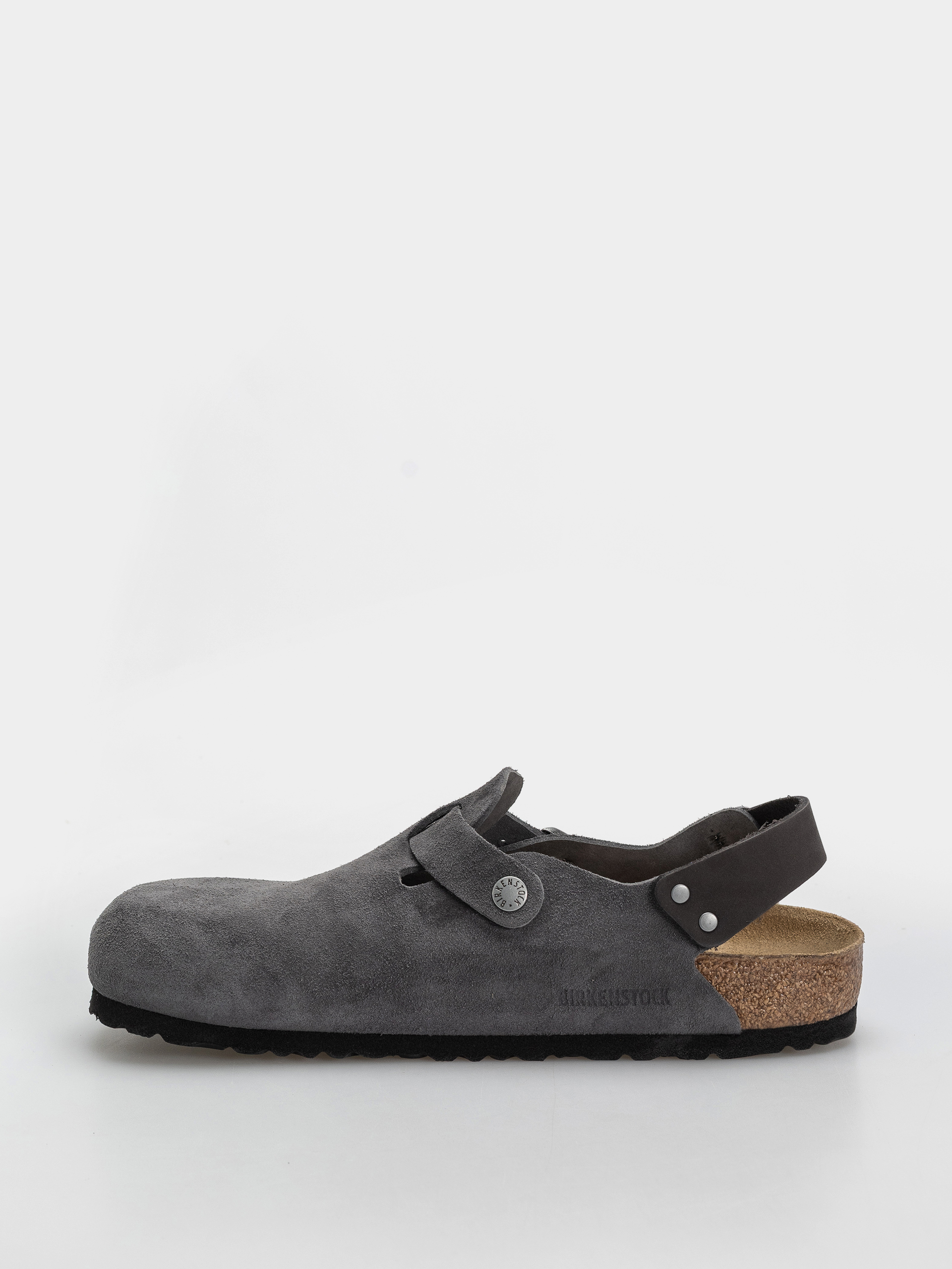 Чехли Birkenstock Tokio Suede Leather Regular (charcoal)