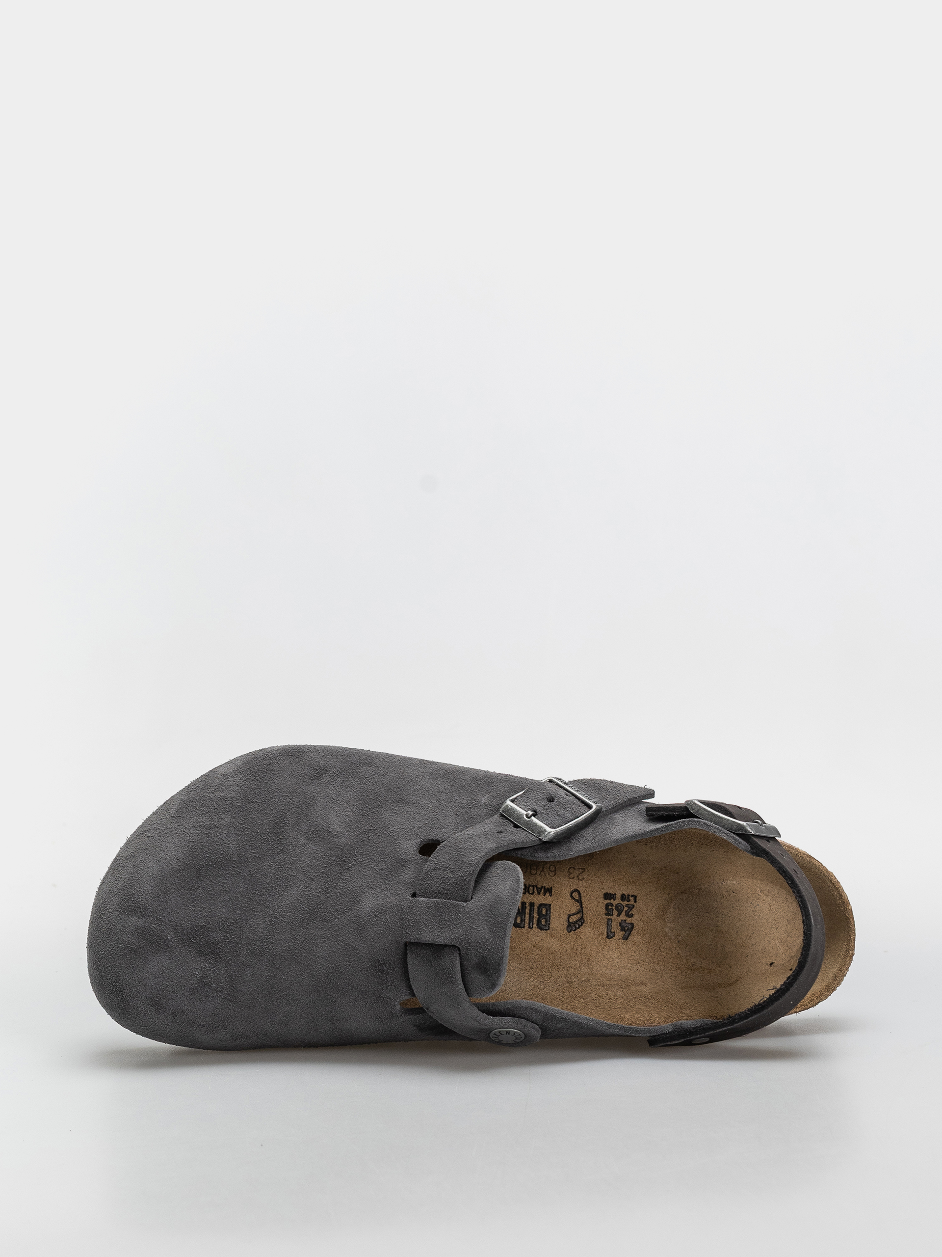 Чехли Birkenstock Tokio Suede Leather Regular (charcoal)