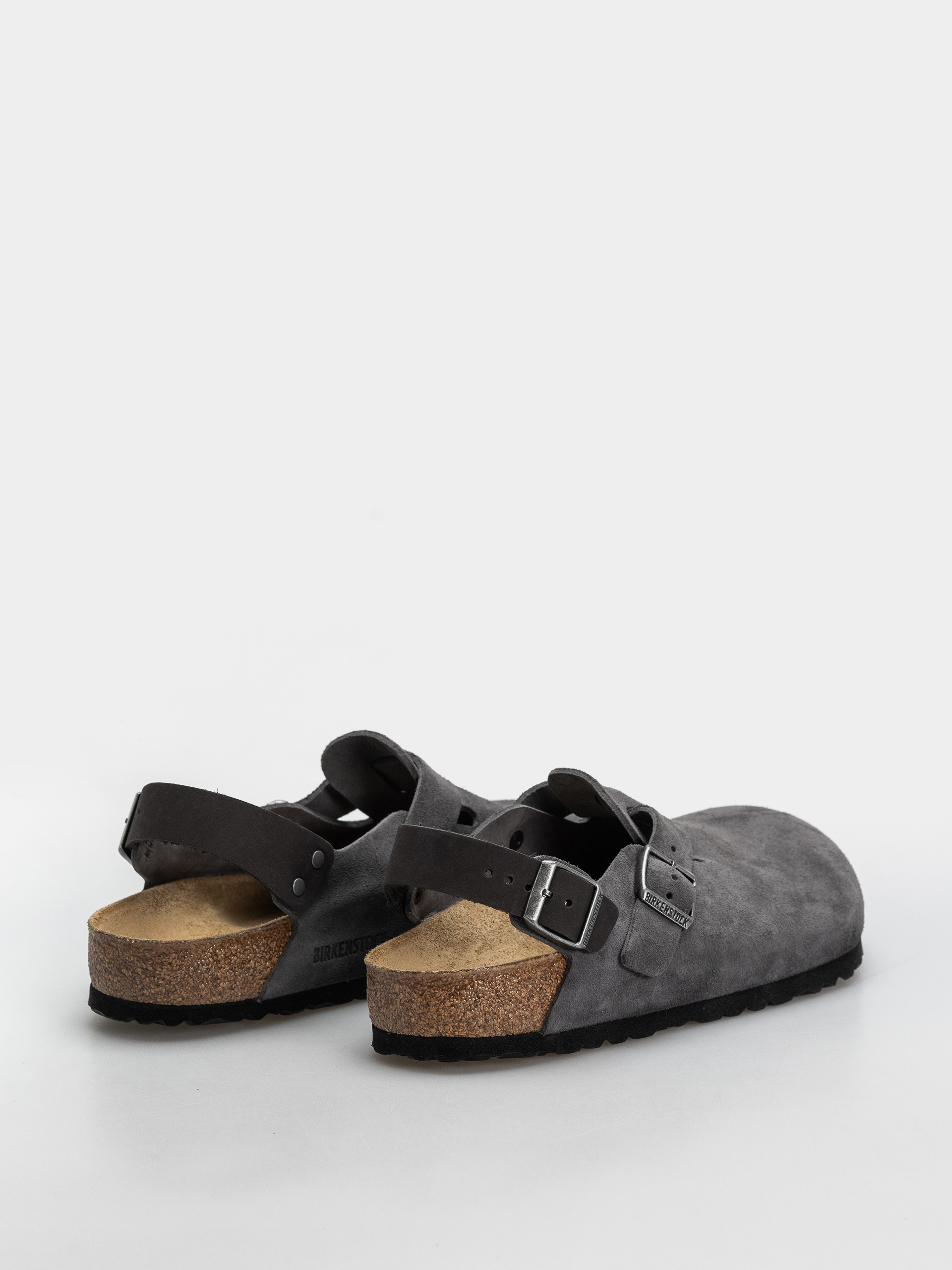 Чехли Birkenstock Tokio Suede Leather Regular (charcoal)