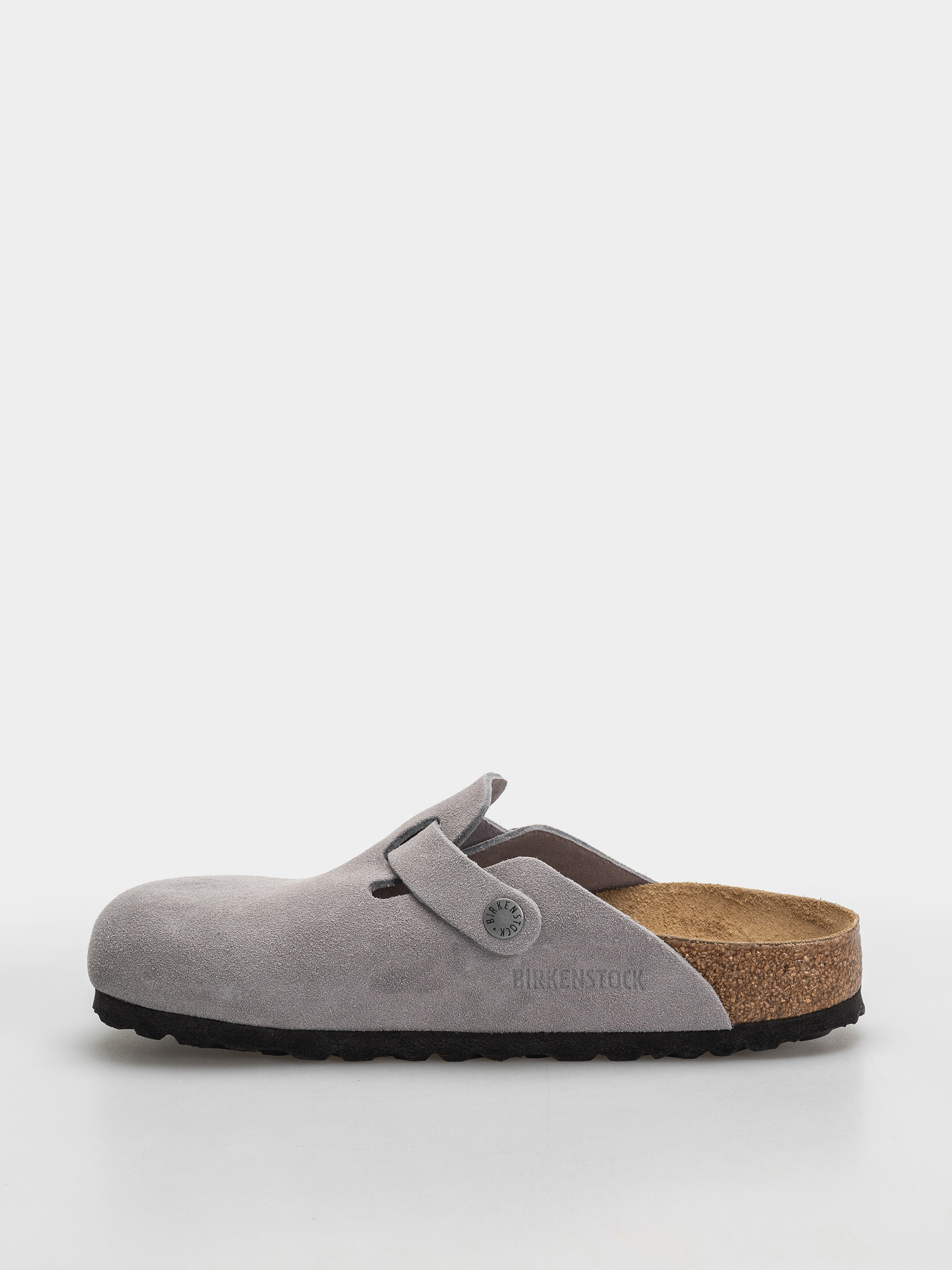 Чехли Birkenstock Boston Suede Leather Narrow (lavender sky)