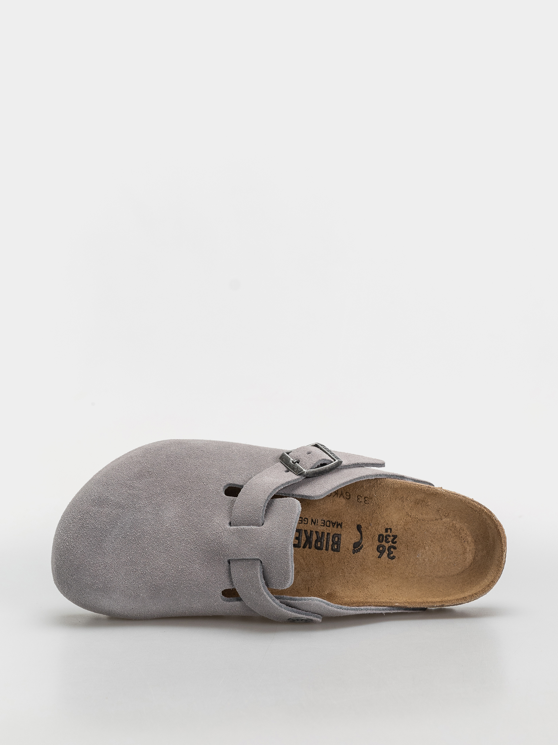 Чехли Birkenstock Boston Suede Leather Narrow (lavender sky)