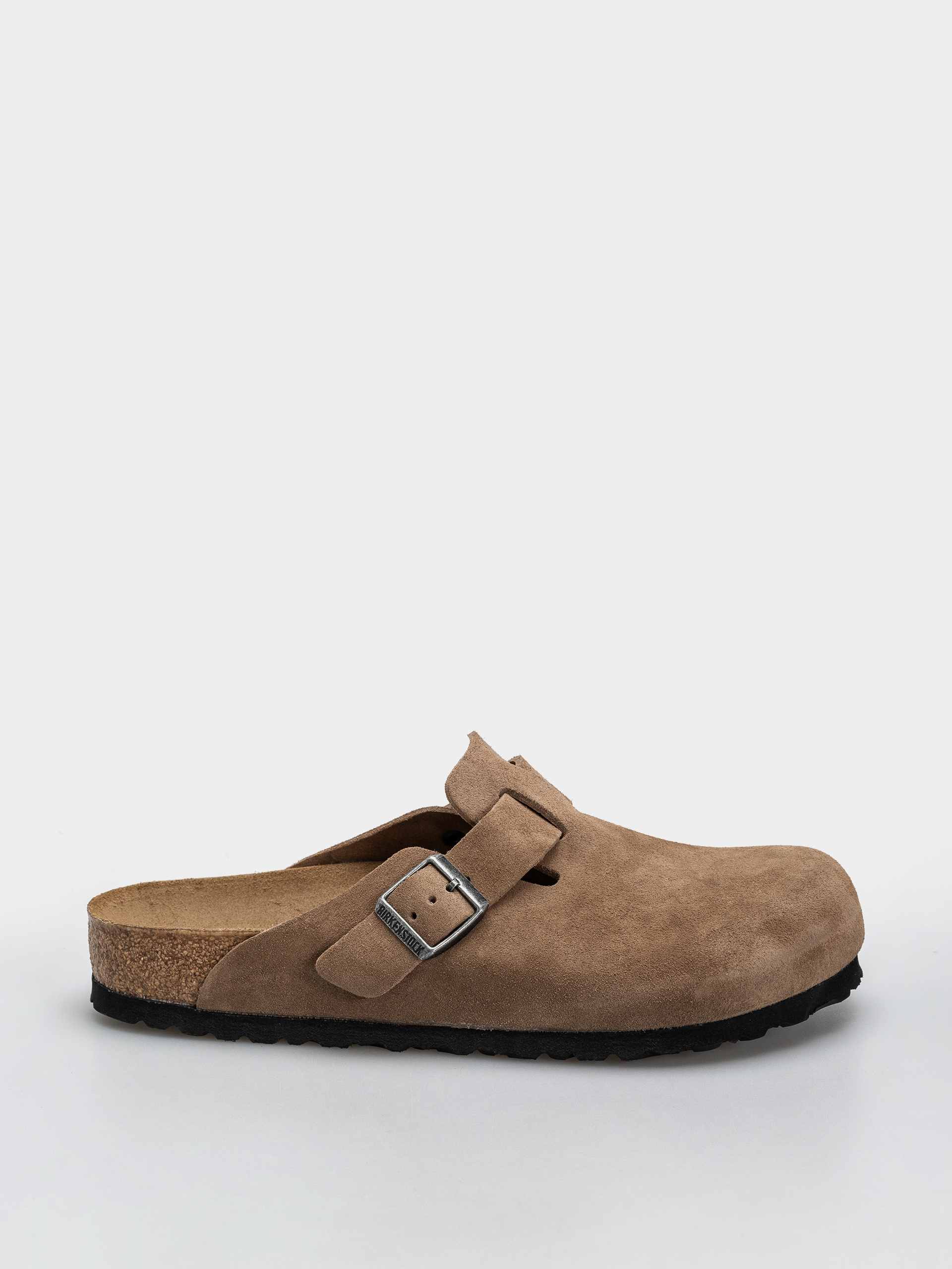 u0427u0435u0445u043bu0438 Birkenstock Boston Suede Leather Regular (dark tea)