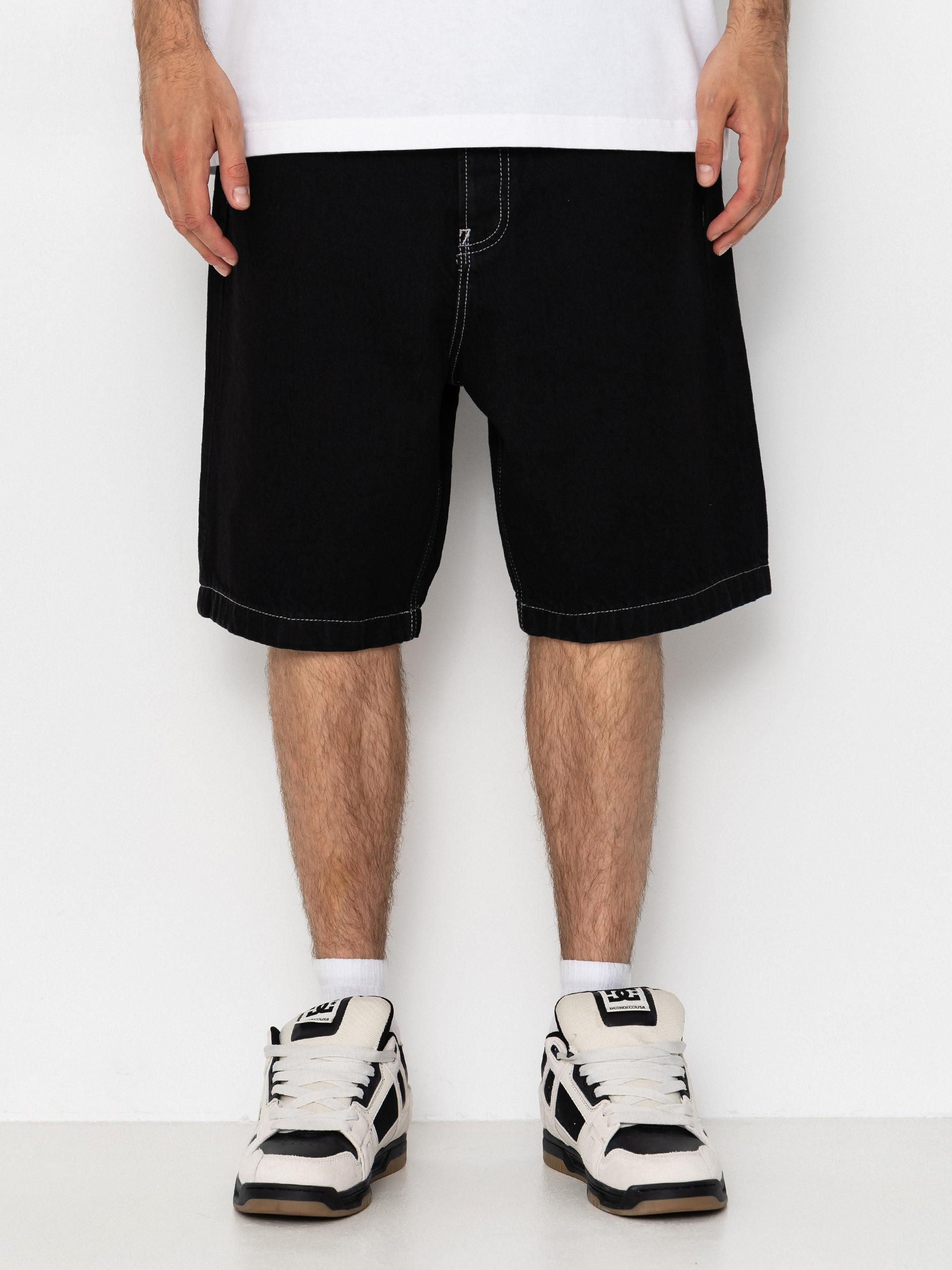 Къси панталони DC Baggy Denim (black tint)