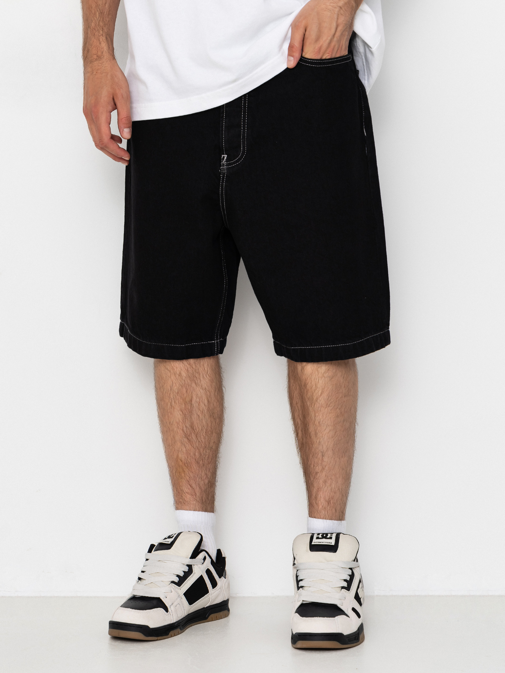 Къси панталони DC Baggy Denim (black tint)