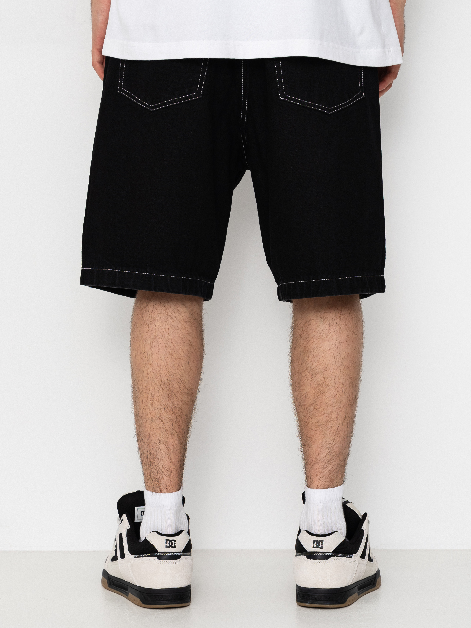 Къси панталони DC Baggy Denim (black tint)