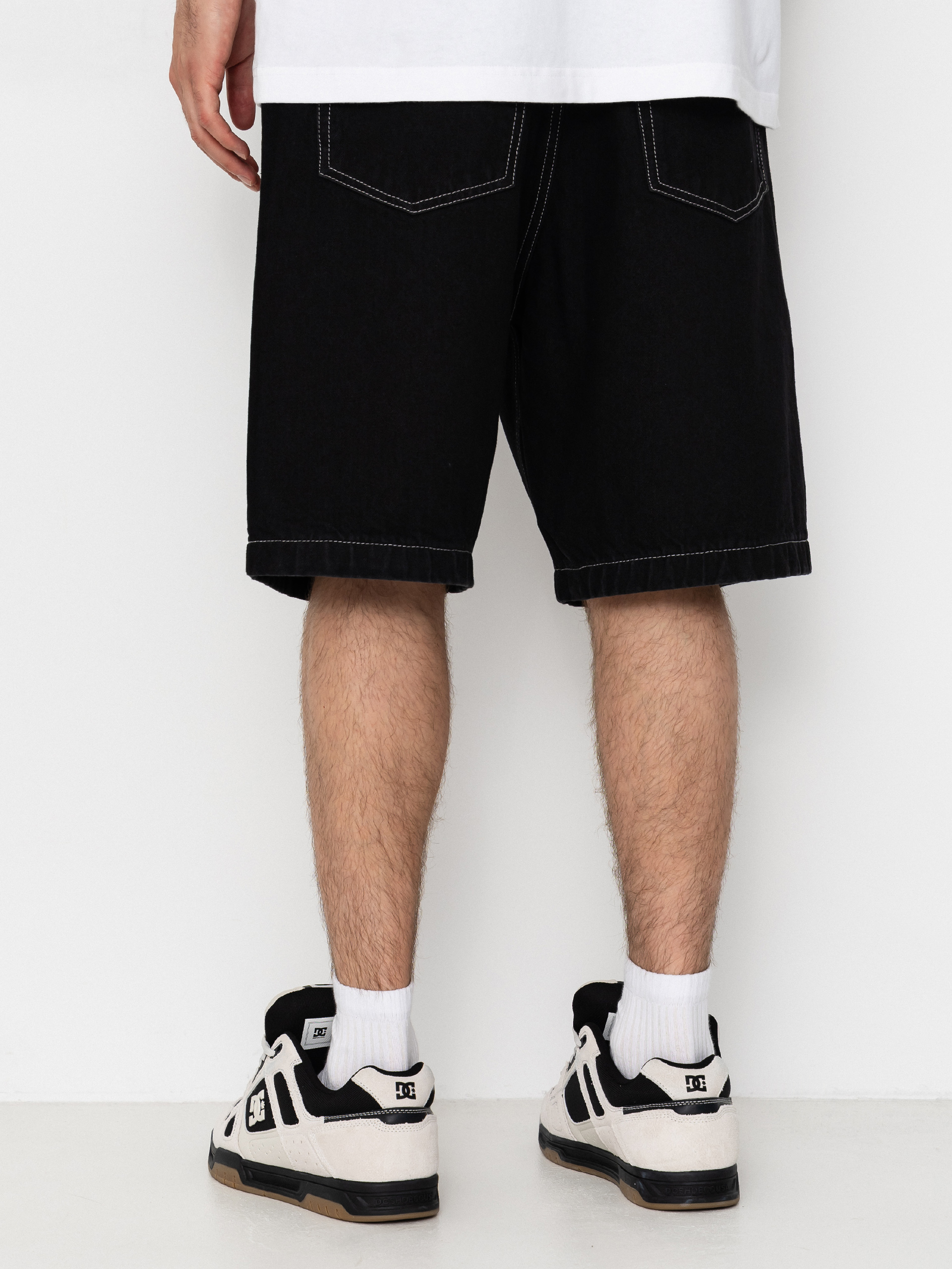 Къси панталони DC Baggy Denim (black tint)