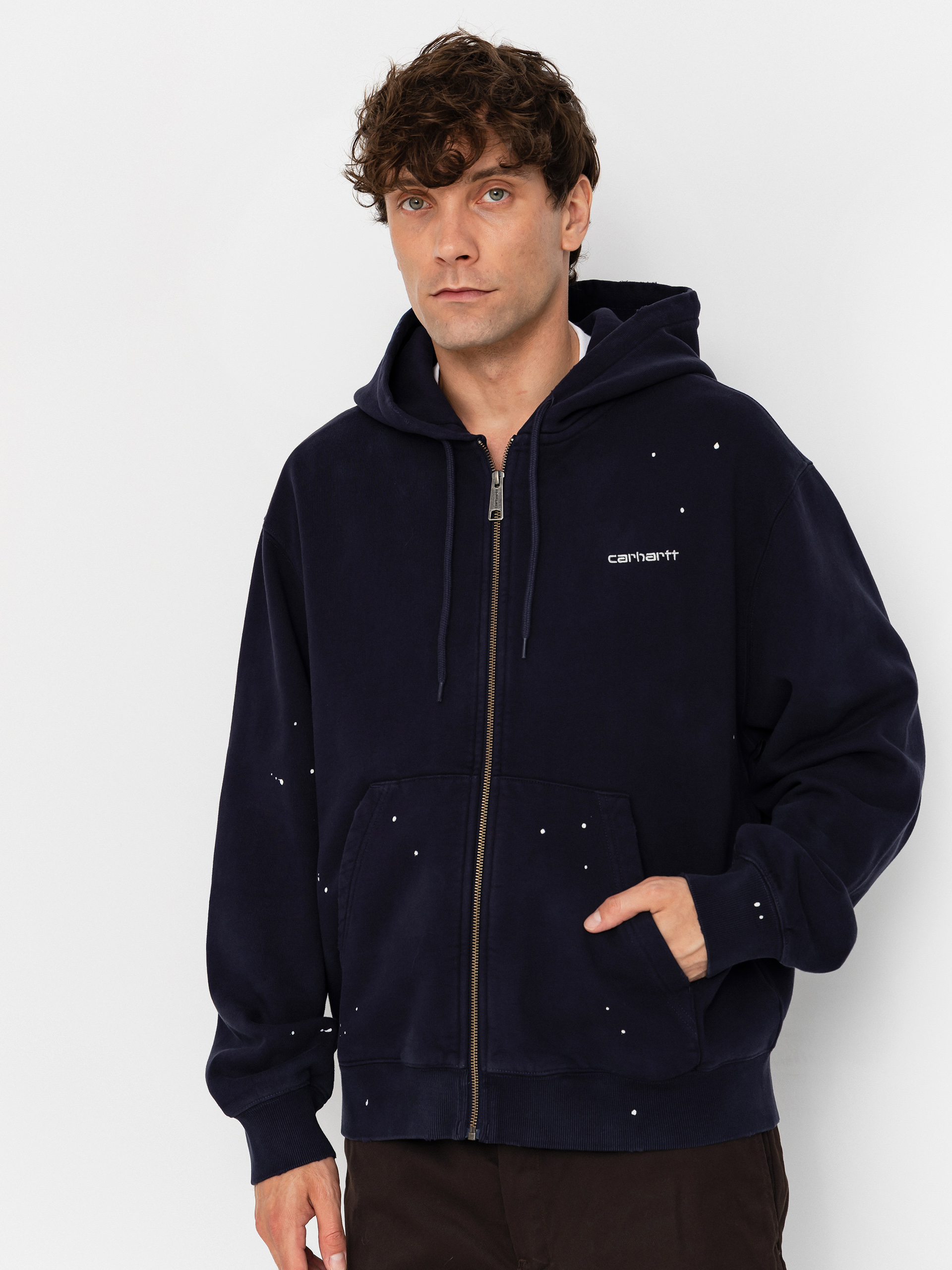 Суитшърт с качулка Carhartt WIP Painter ZHD (dark navy)