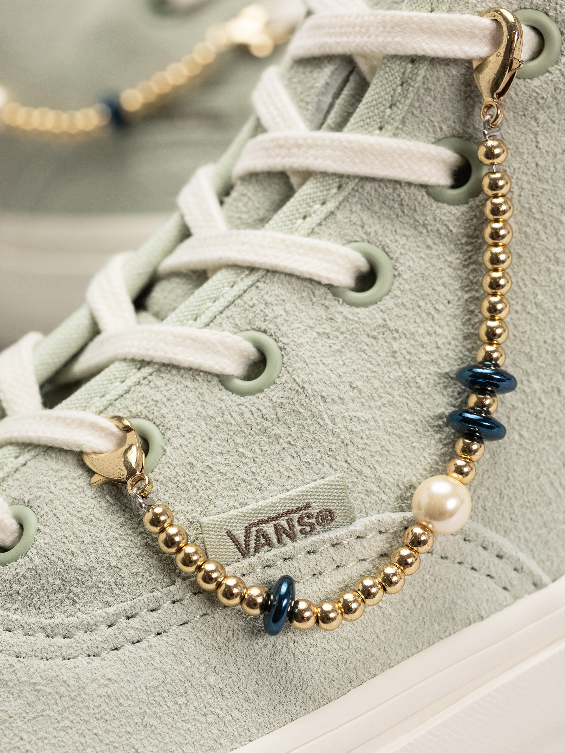 Обувки Vans Authentic Hi 2.0 (dusty mint/gold)