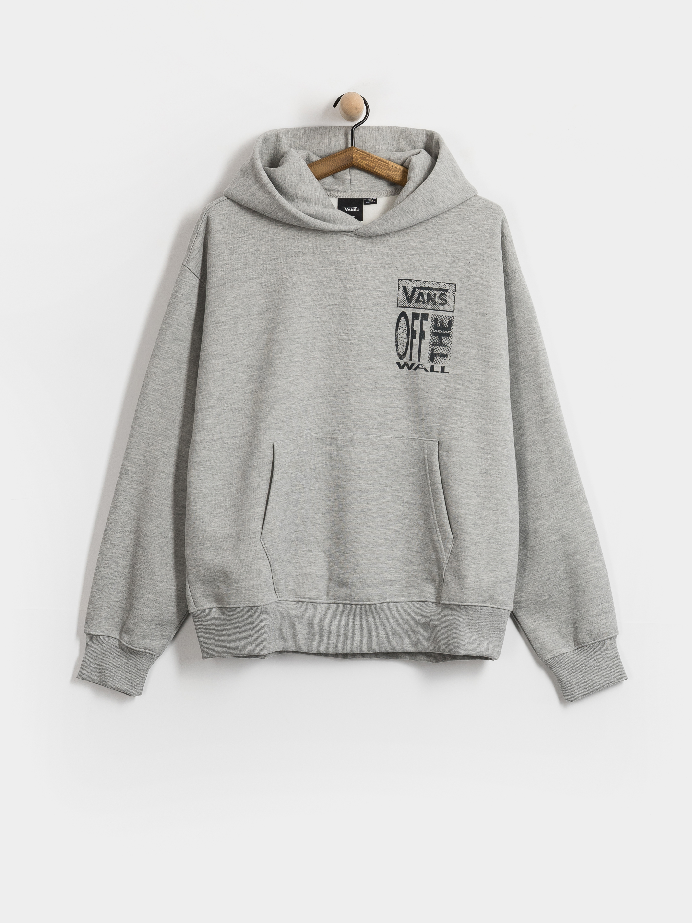 Суитшърт с качулка Vans Cut And Paste HD (cement heather)