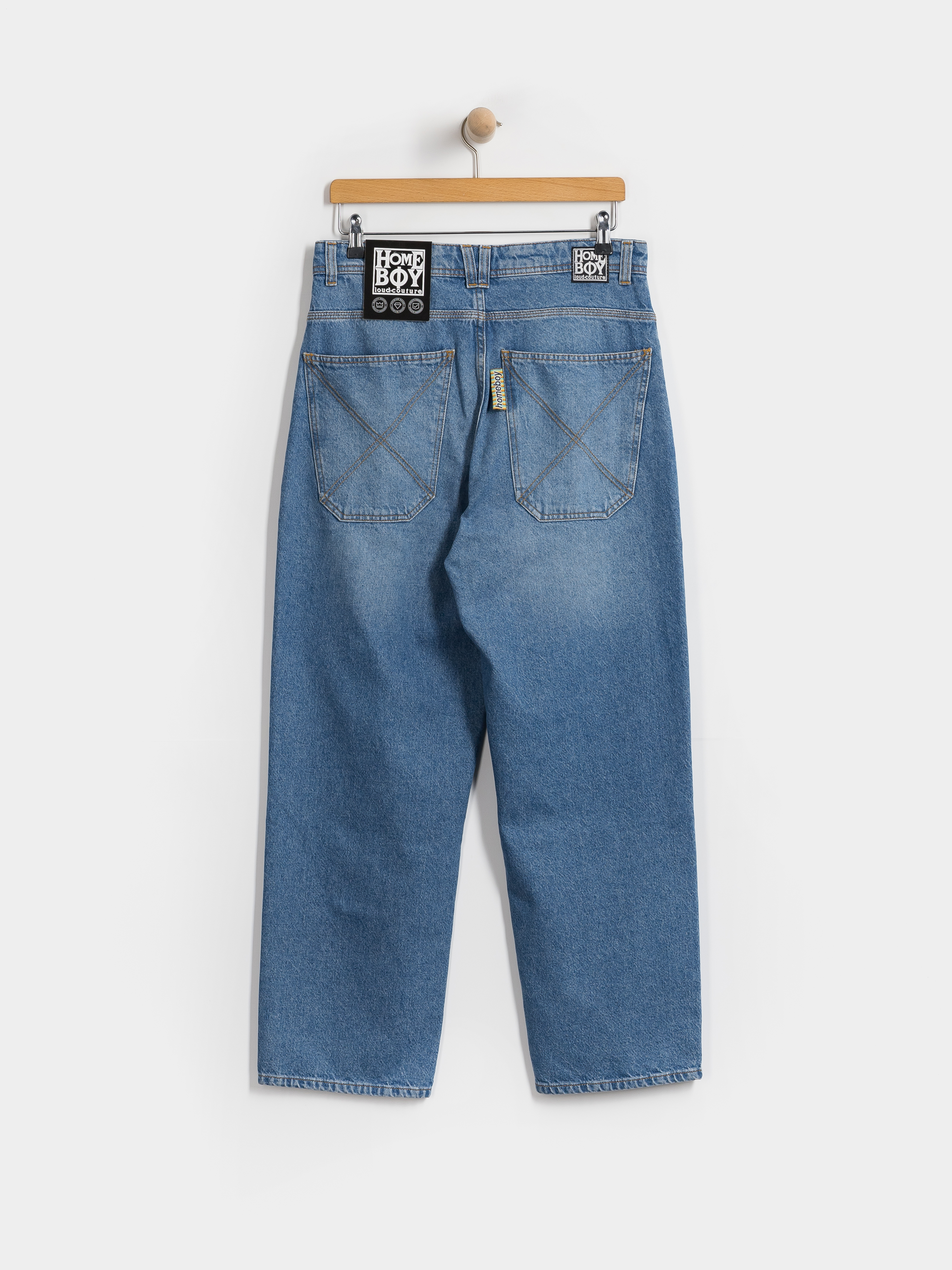 Панталони Homeboy X Tra Baggy Vintage Denim (vintage blue)