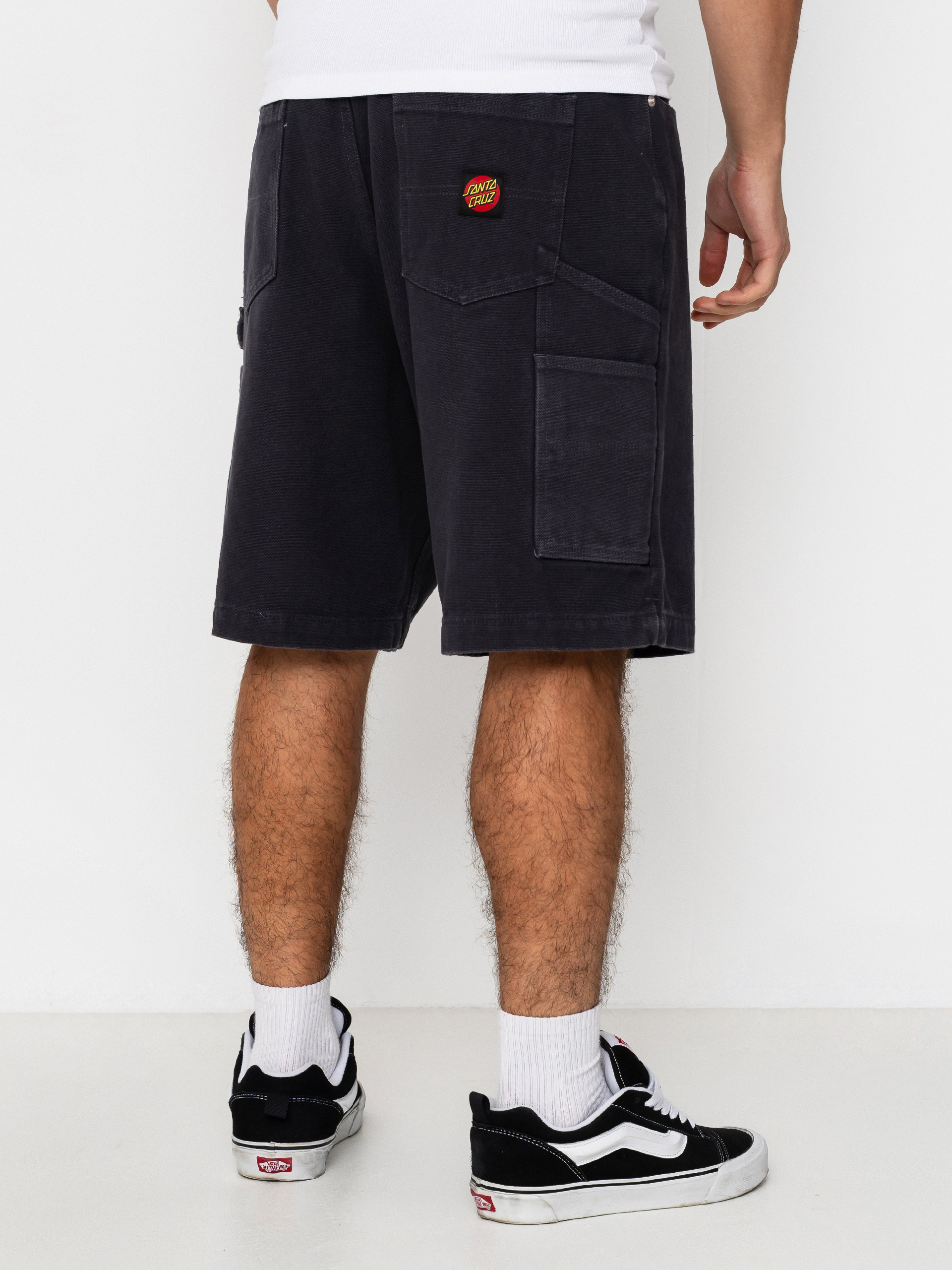 Къси панталони Santa Cruz Carpenter Big (washed black canvas)