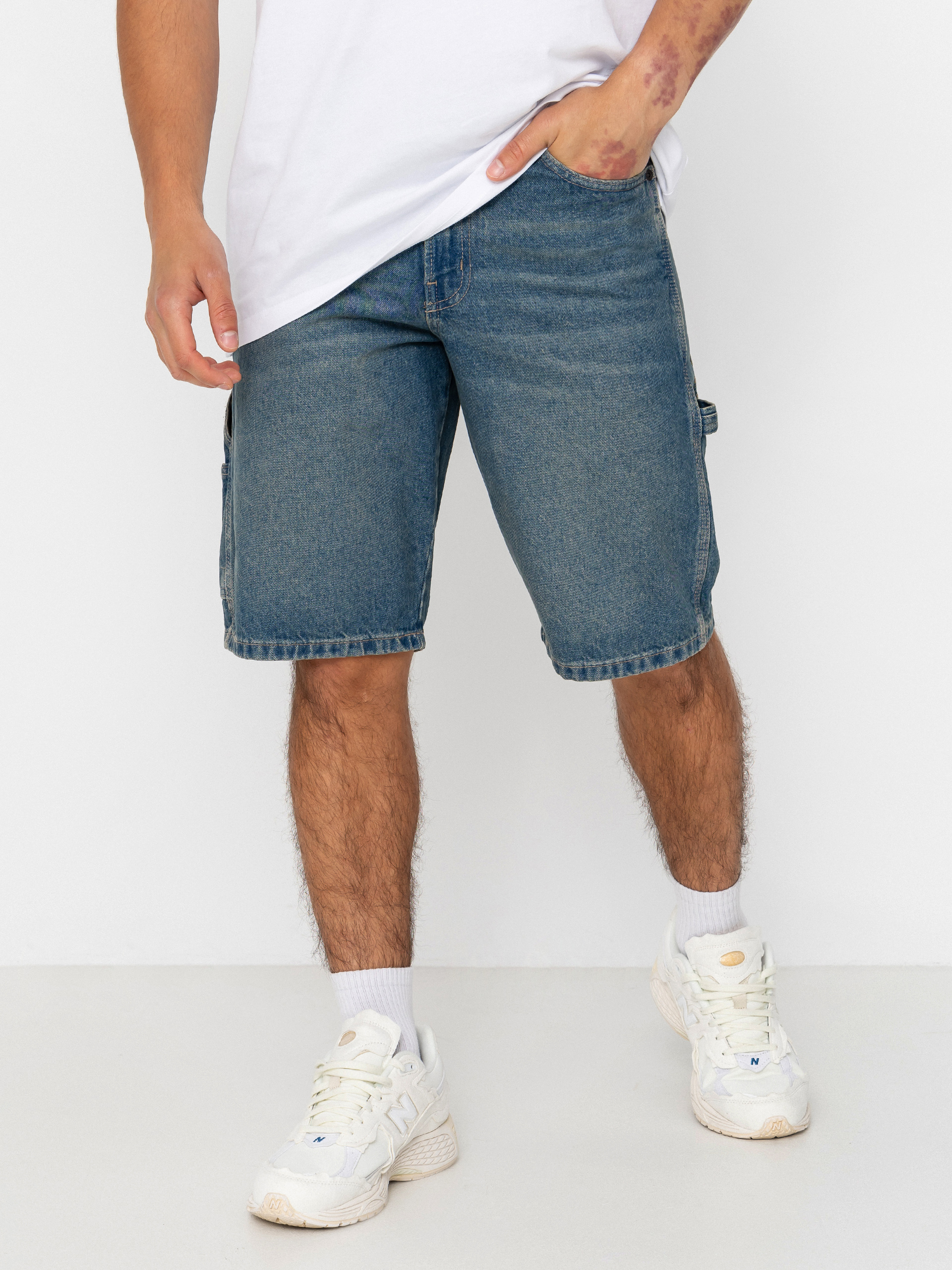 Къси панталони Dickies 993 11 Inch Carpenter (khaki tinted blue)