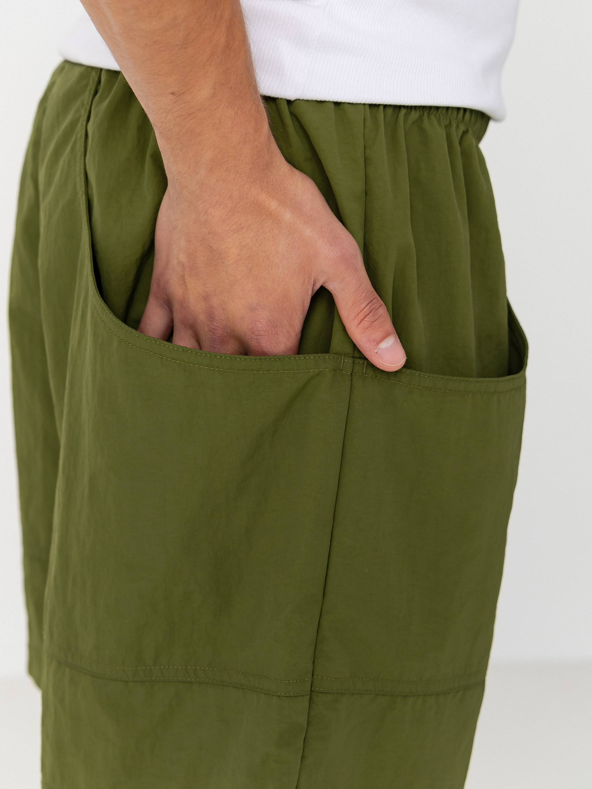 Къси панталони The North Face Tnf Red Box Nylon Belted (woodland green)