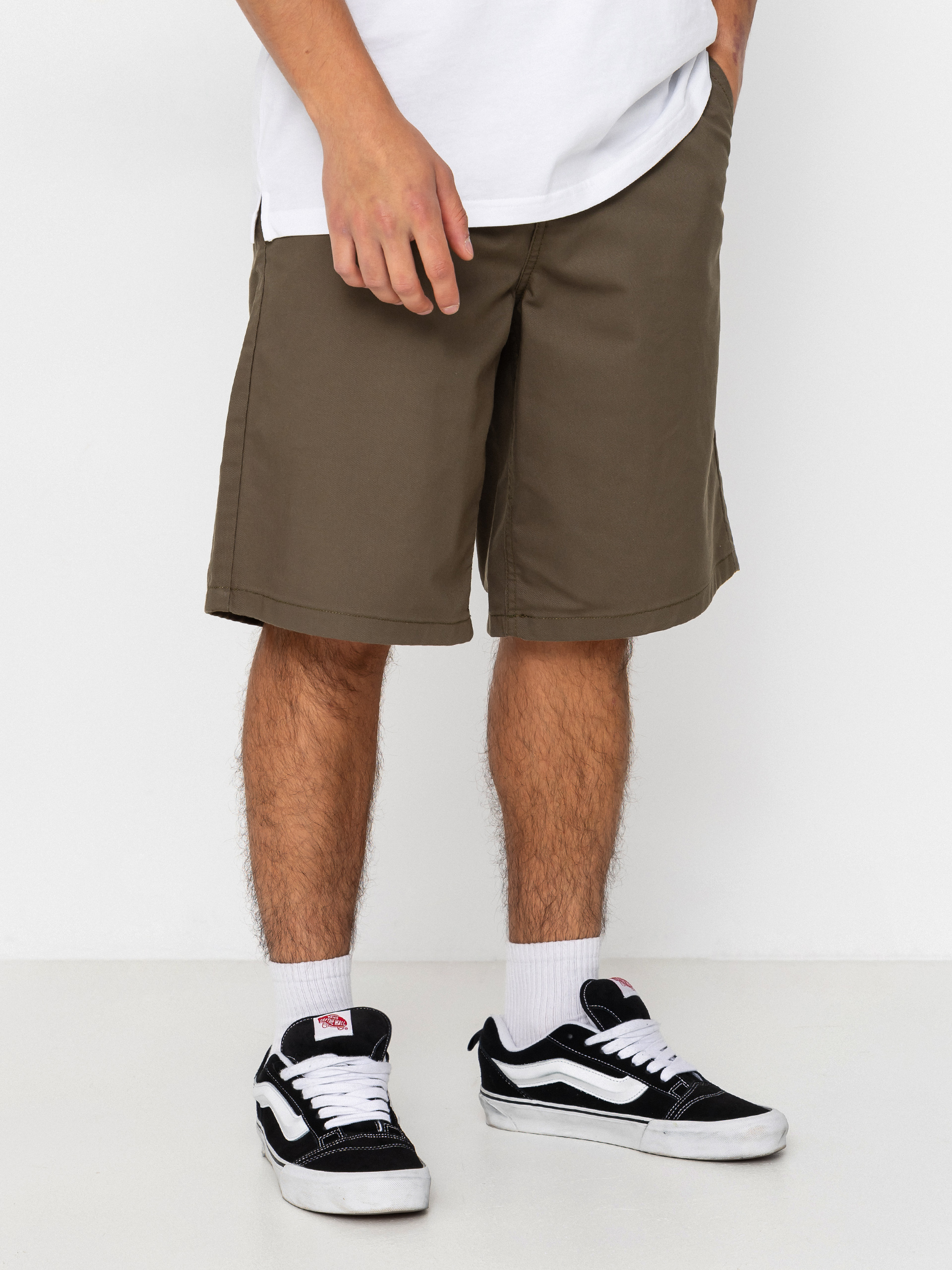 Къси панталони Vans Authentic Chino Loose (mossy olive)