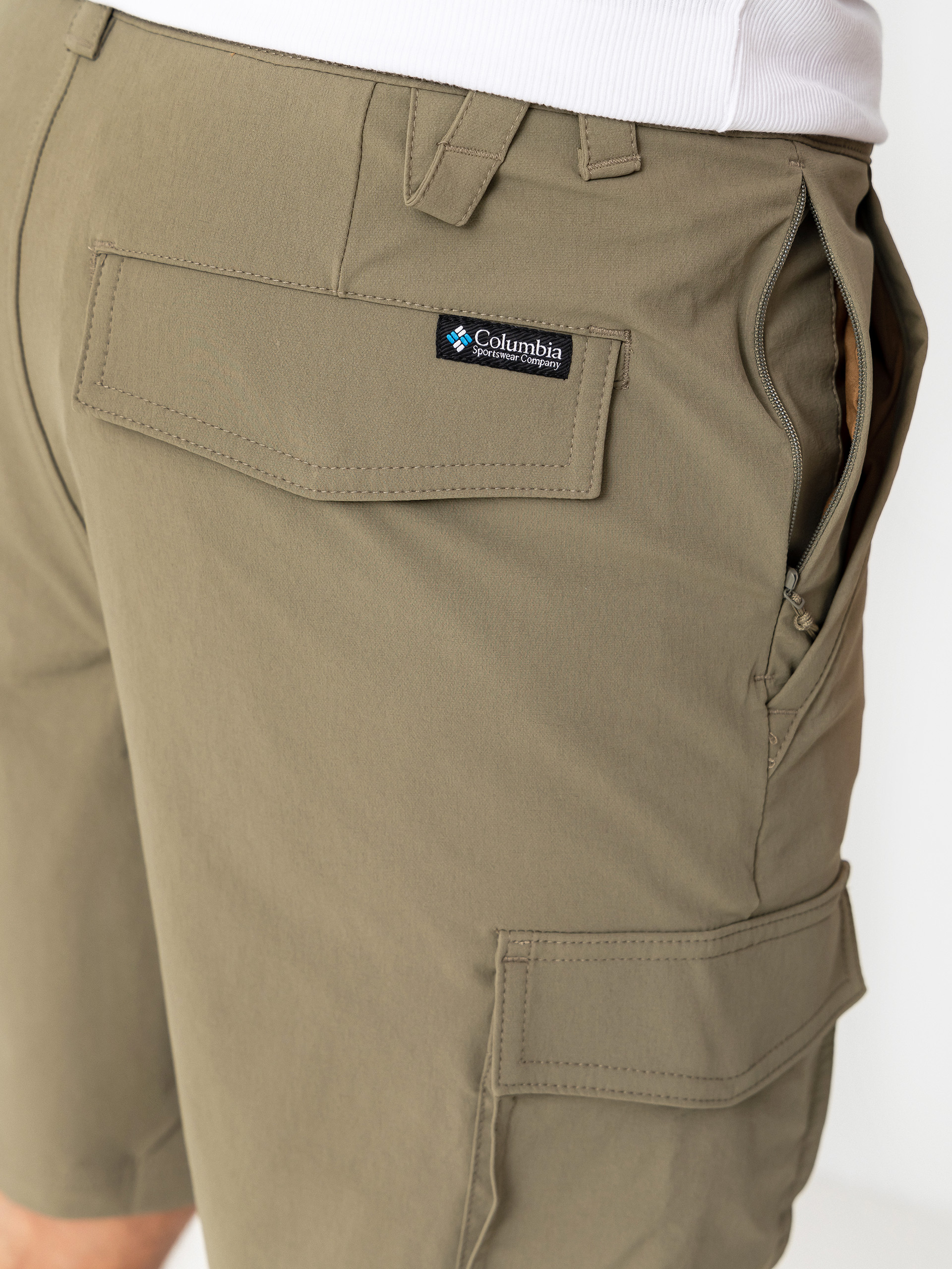 Къси панталони Columbia ROC Tech Cargo (stone green)