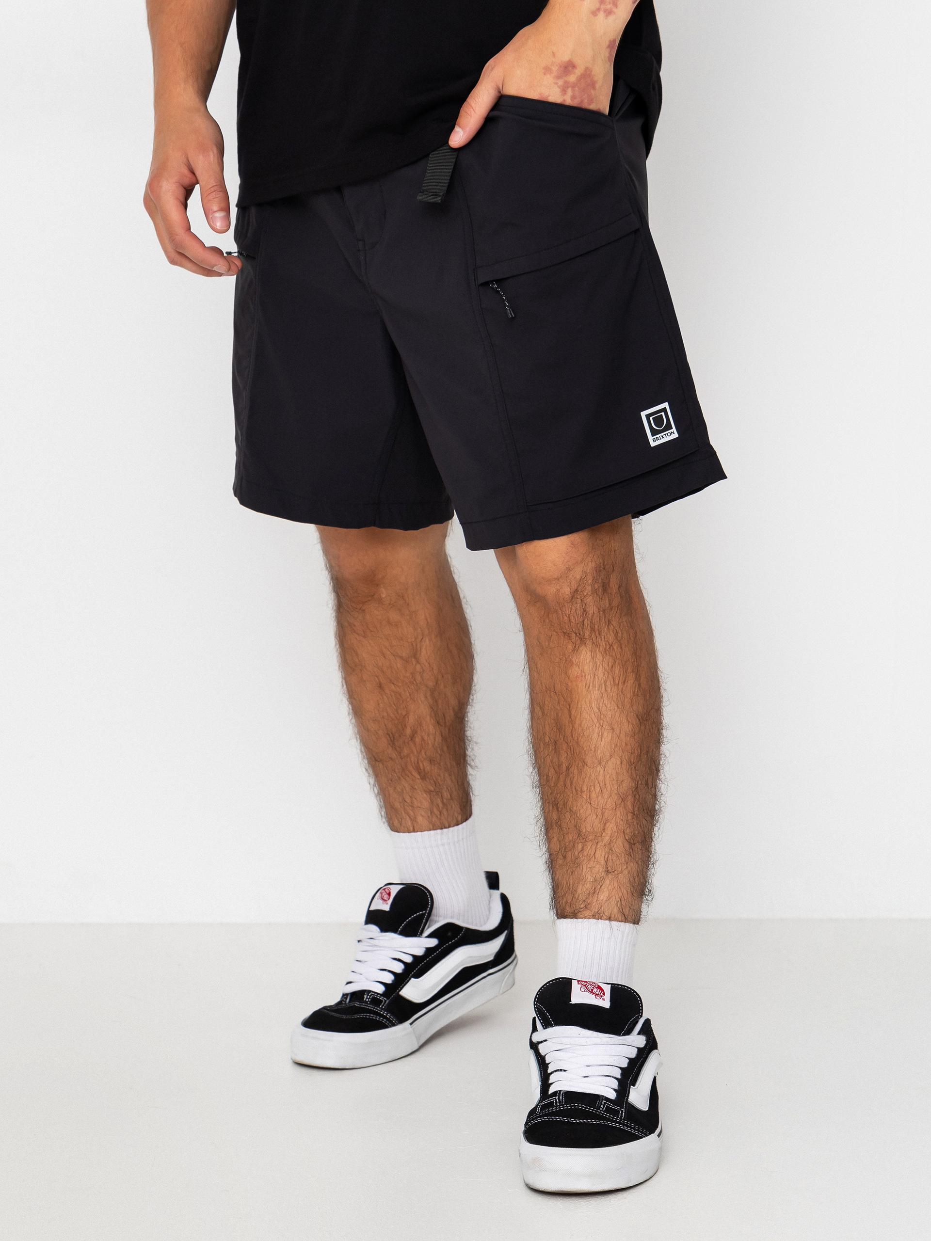 Къси панталони Brixton Journey Utility (black)