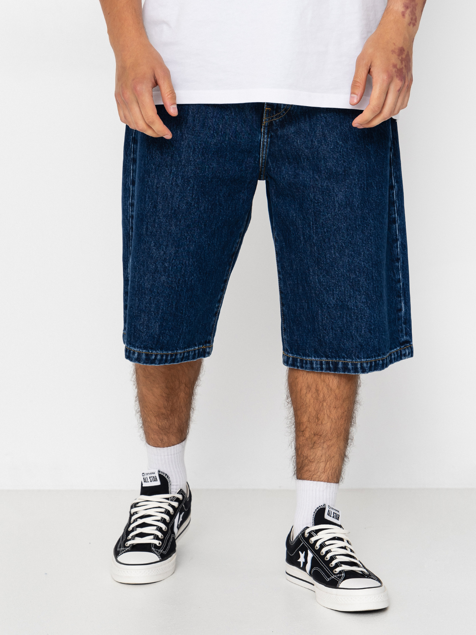 Къси панталони Carhartt WIP Langdon (blue stone washed)
