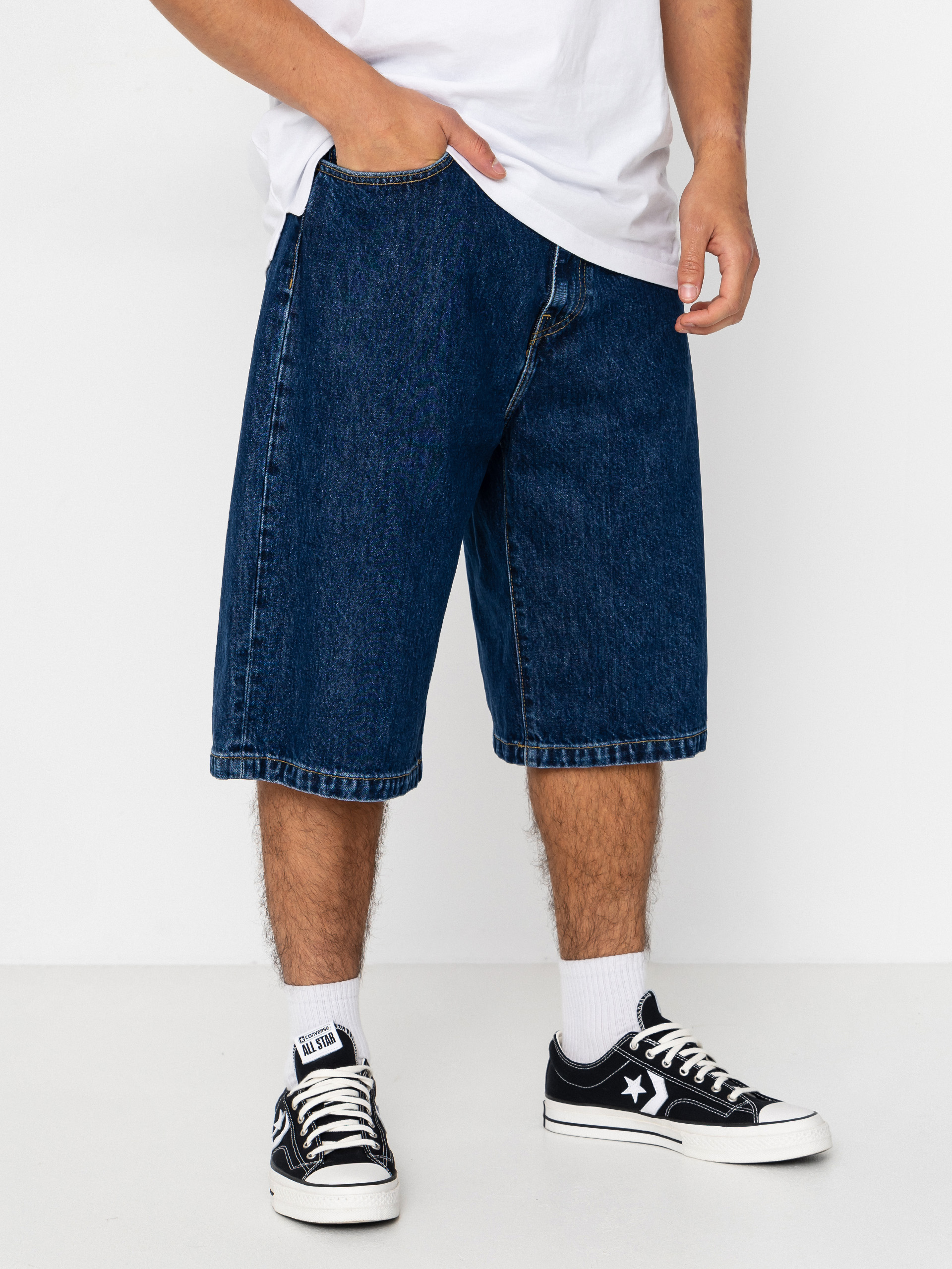 Къси панталони Carhartt WIP Langdon (blue stone washed)