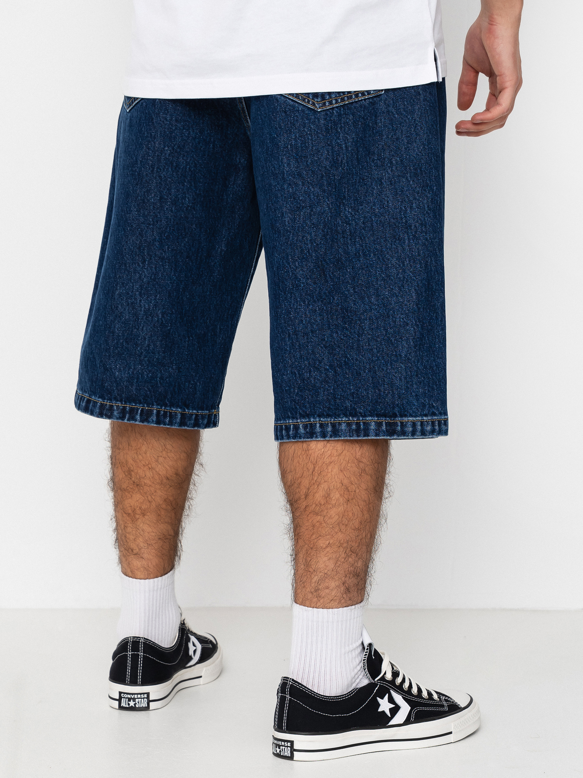 Къси панталони Carhartt WIP Langdon (blue stone washed)