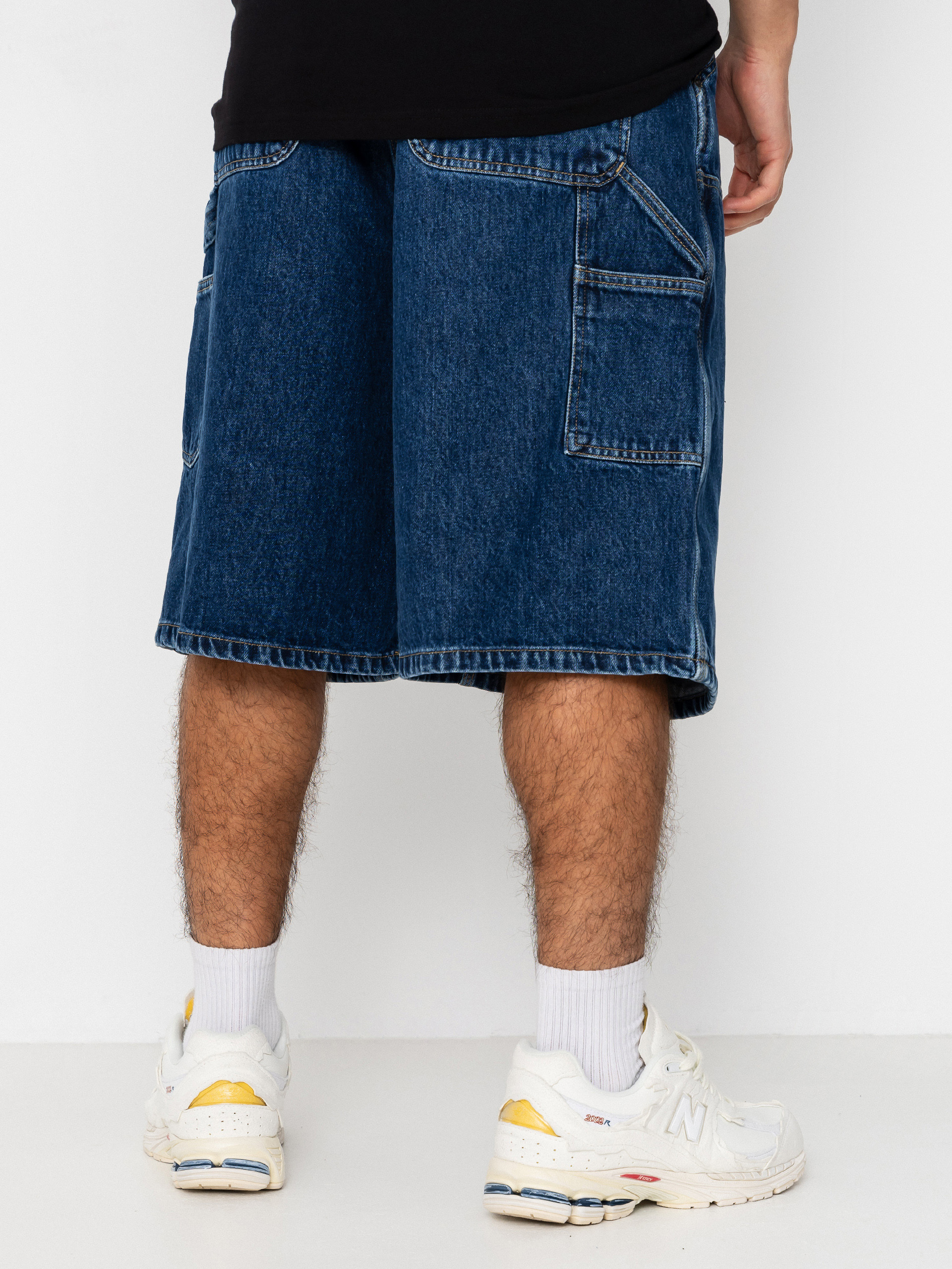 Къси панталони Carhartt WIP OG Double Knee (blue stone washed)