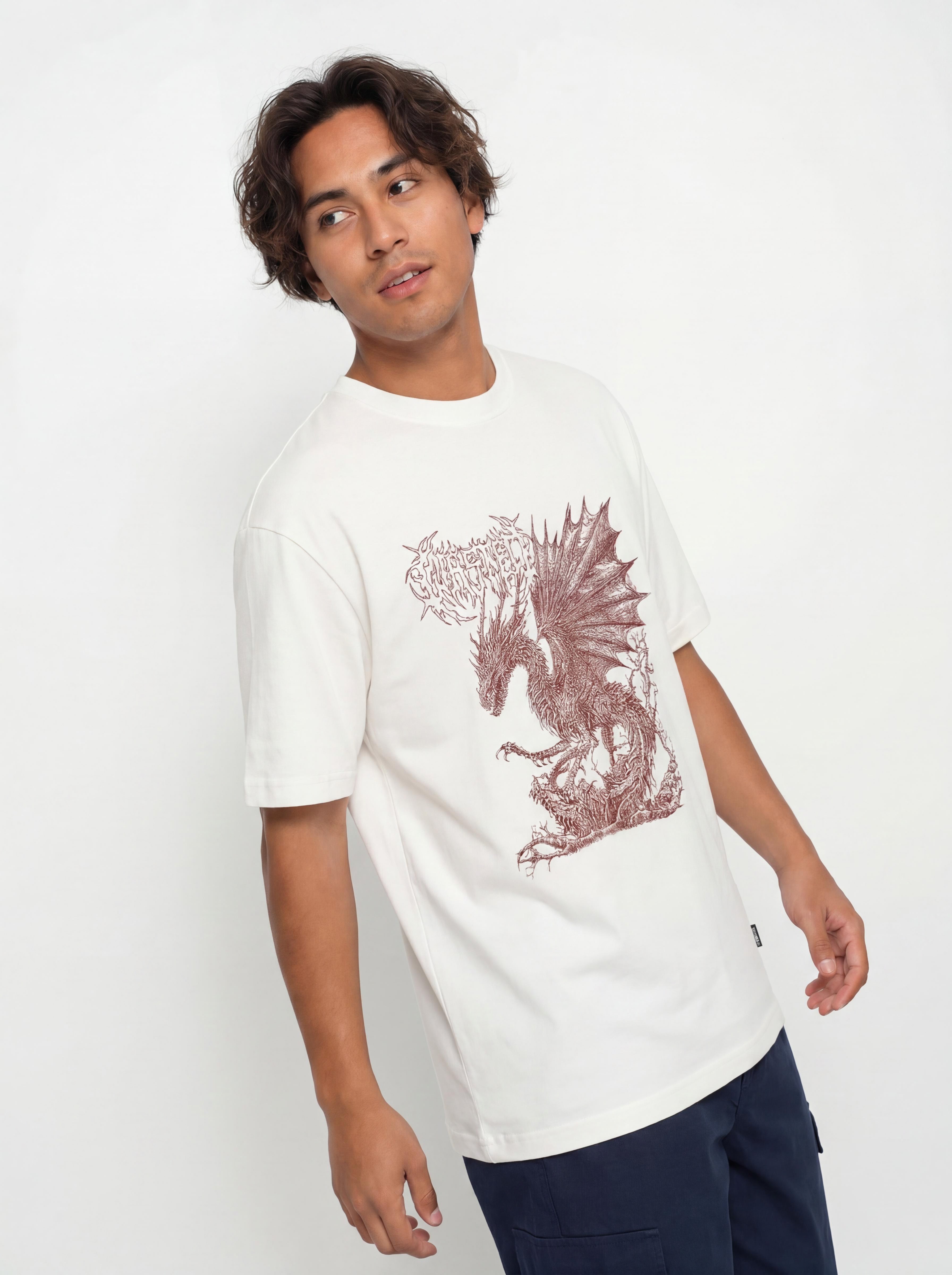 Тениска Wasted Paris Balaur (natural white)