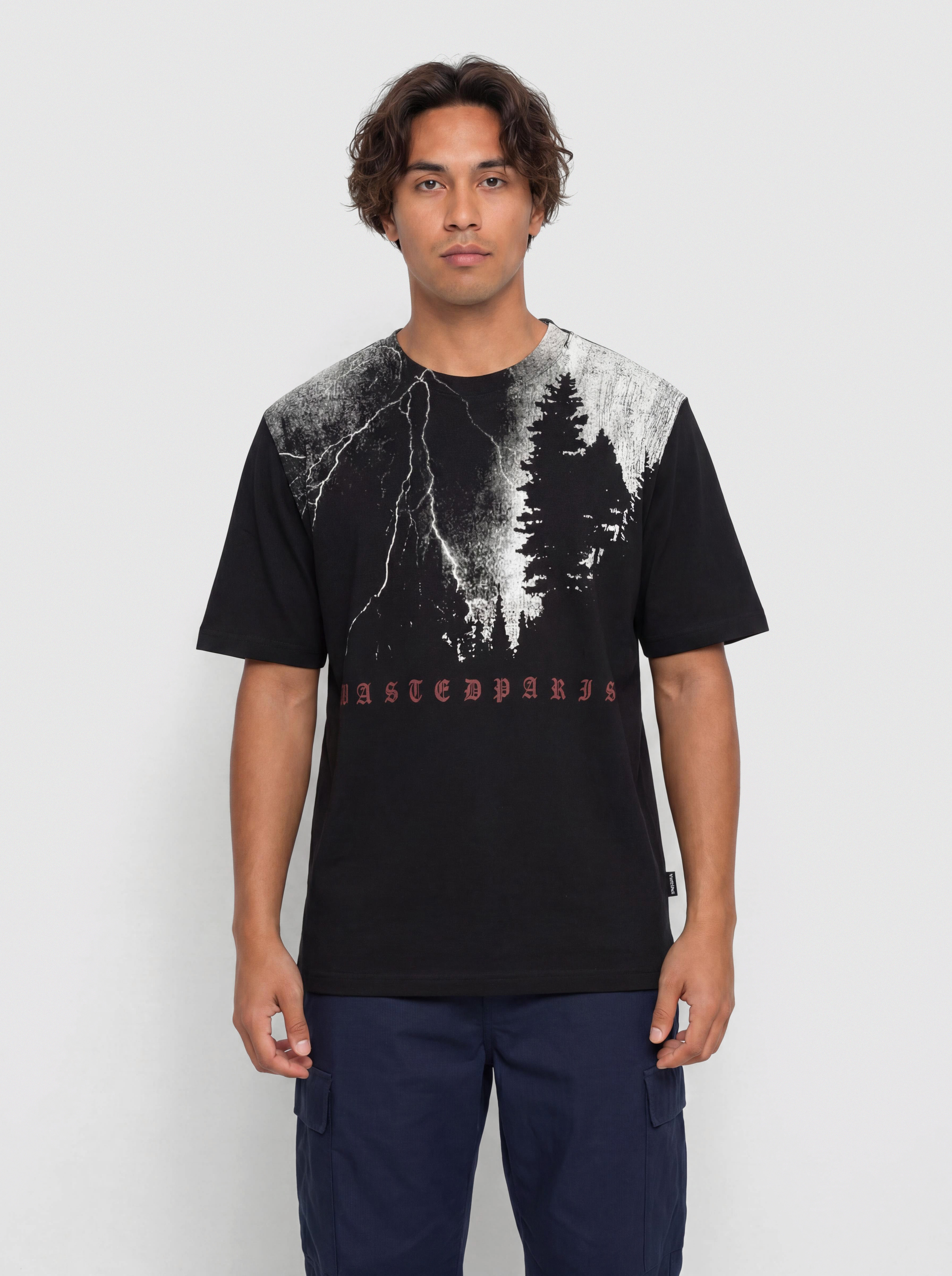 Тениска Wasted Paris Black Hill (black)