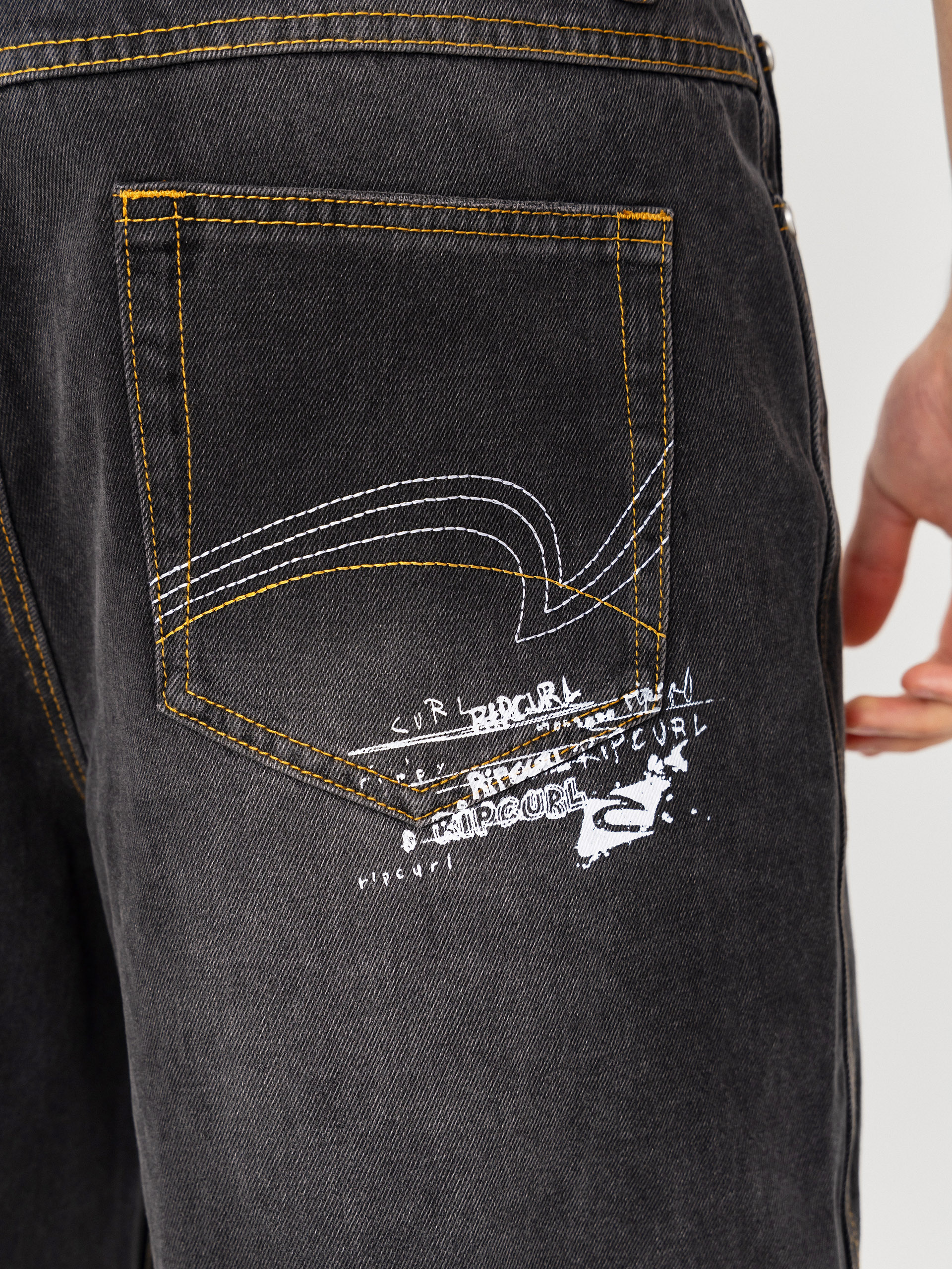 Къси панталони Rip Curl Inner Visions Denim (dark acid black)